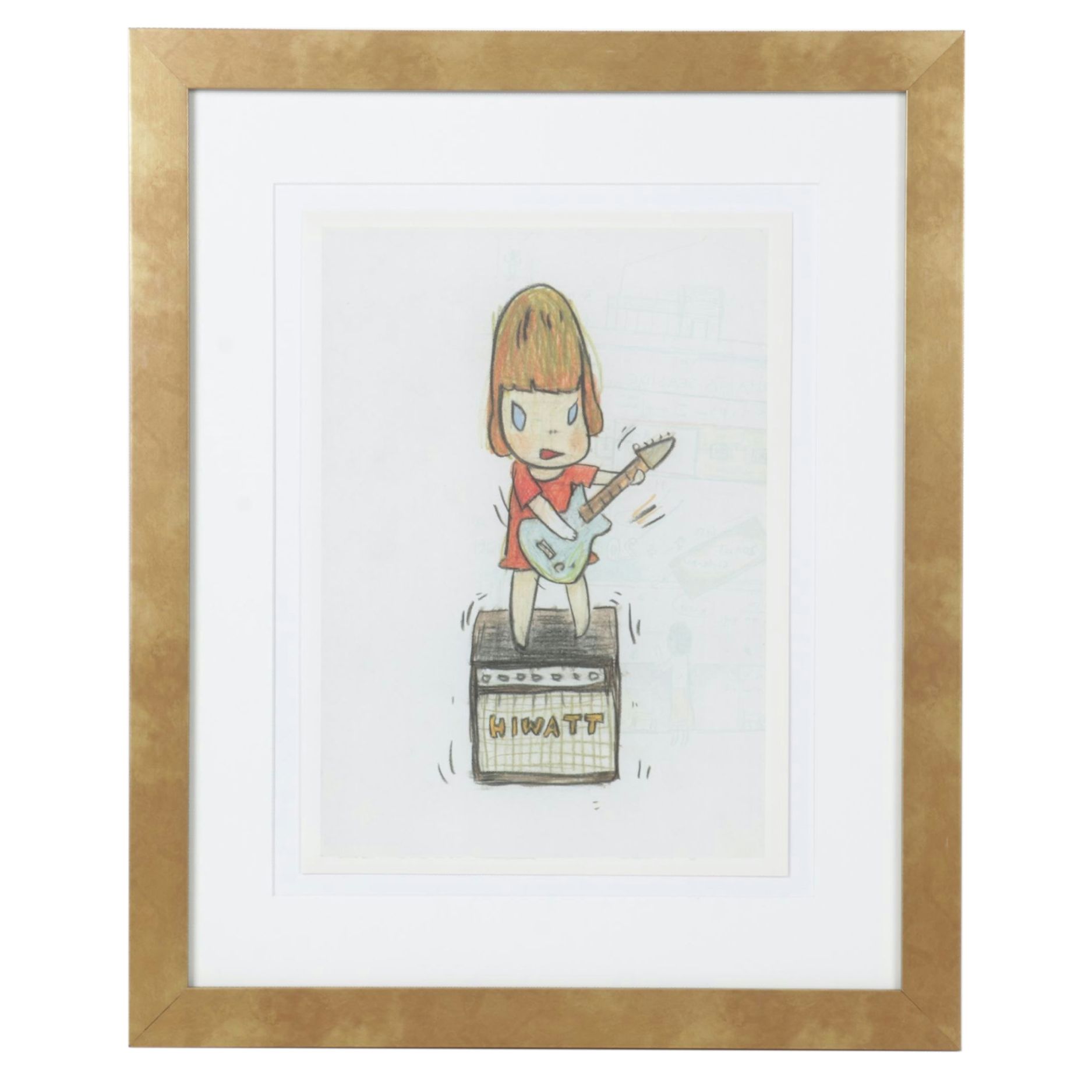 Yoshitomo Nara Offset Lithograph from "Drawing File," 2005