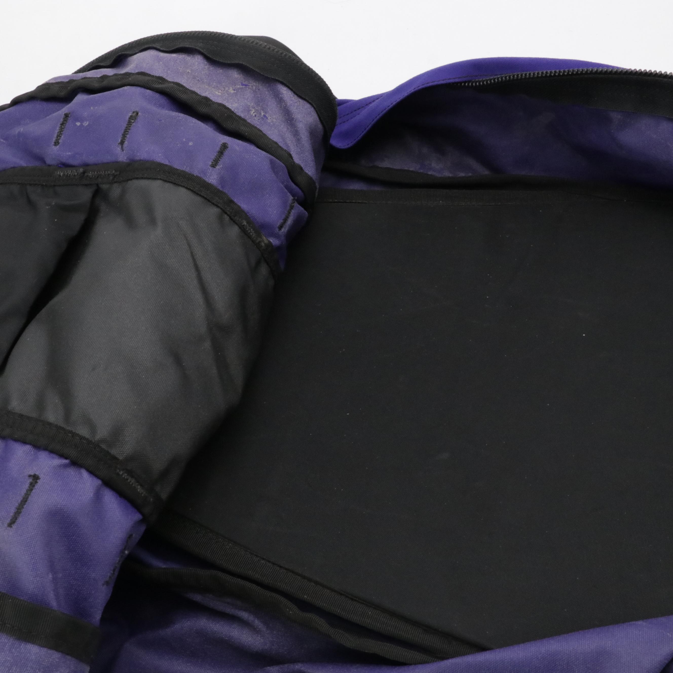 Kipling Black Nylon Flap Backpack, The North Face Violet Hiking Backpack