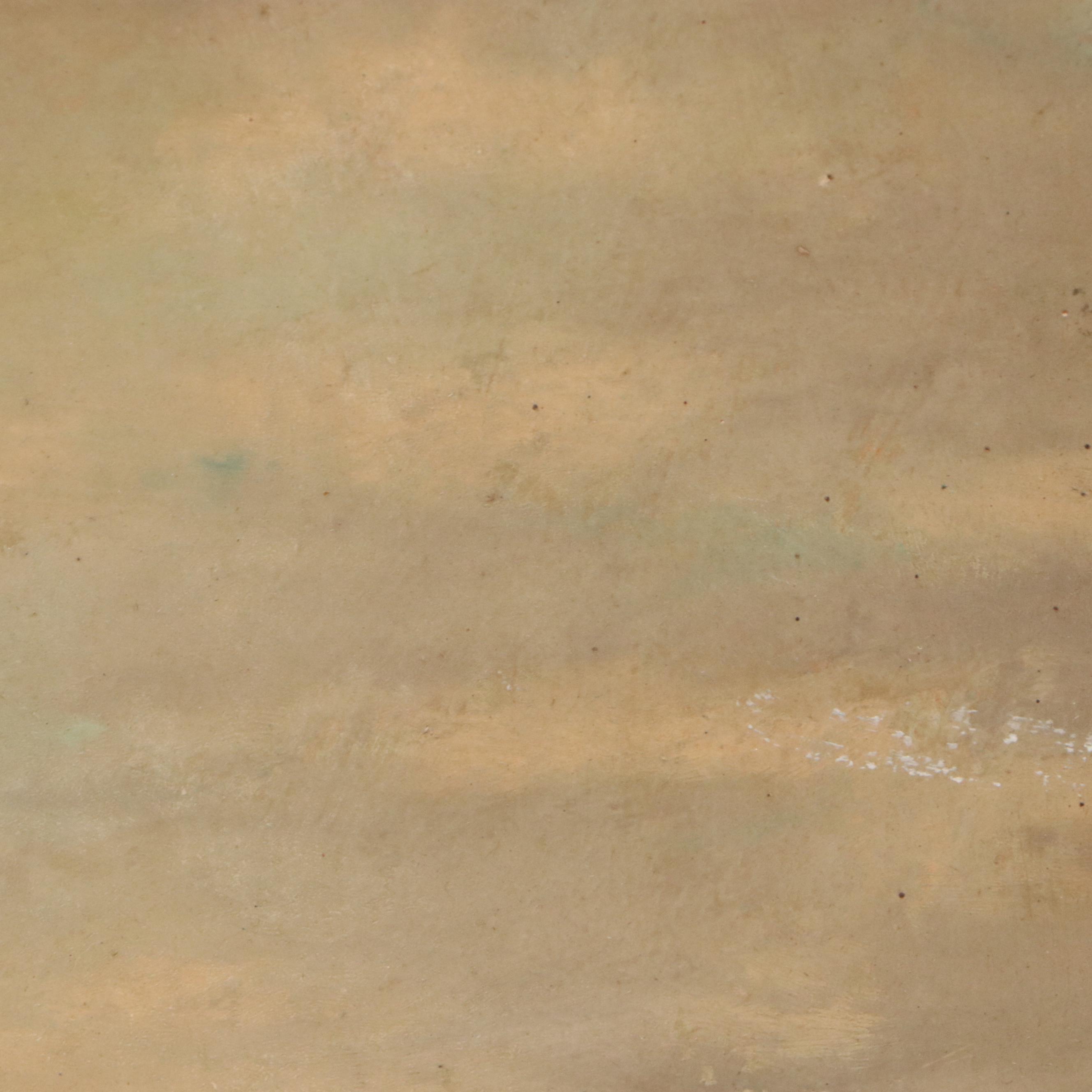 Josef Schilhabel Painting Farmhouse with Windmill, Early to Mid-20th Century