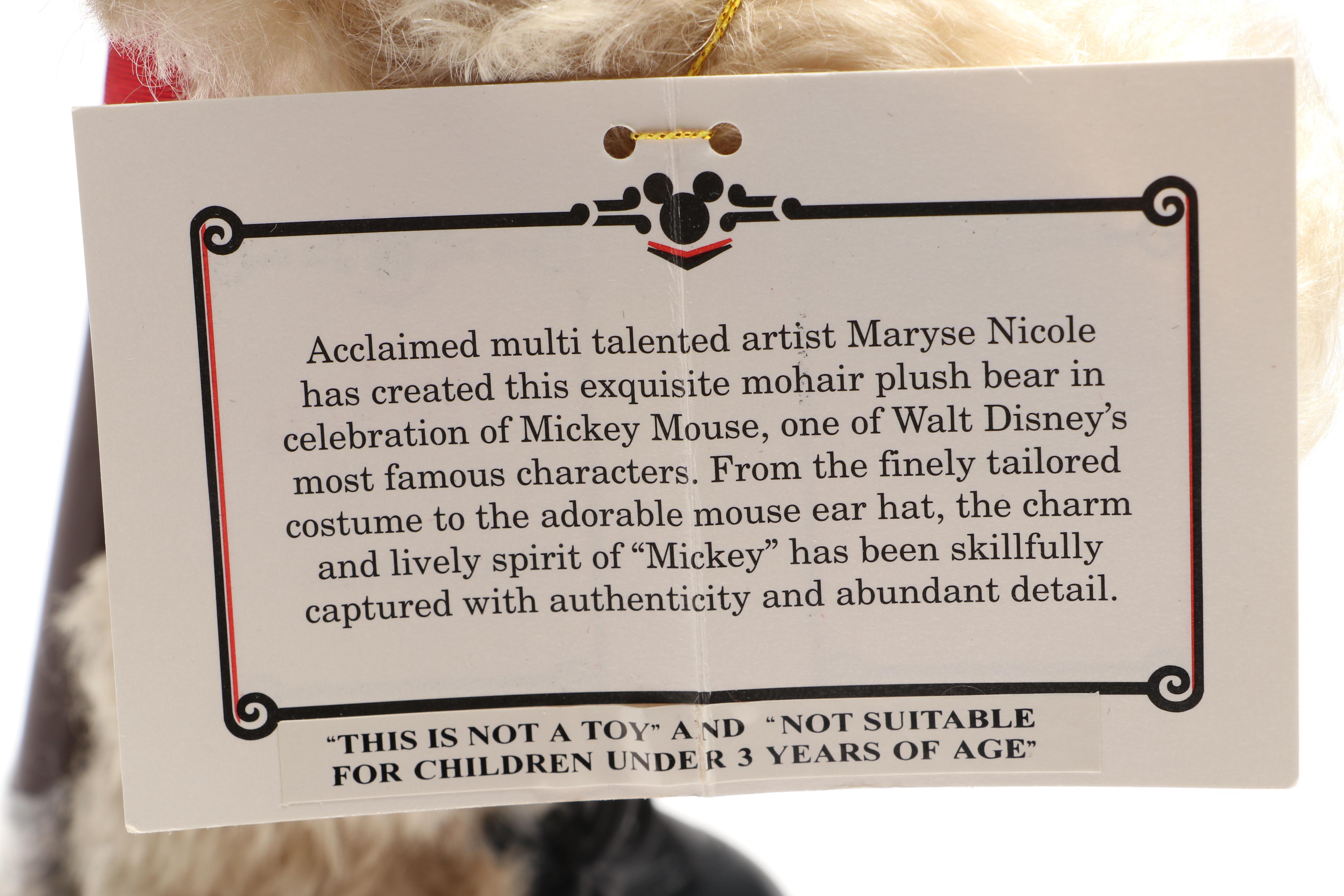Maryse Nicole "Mickey" Mohair Plush Bear