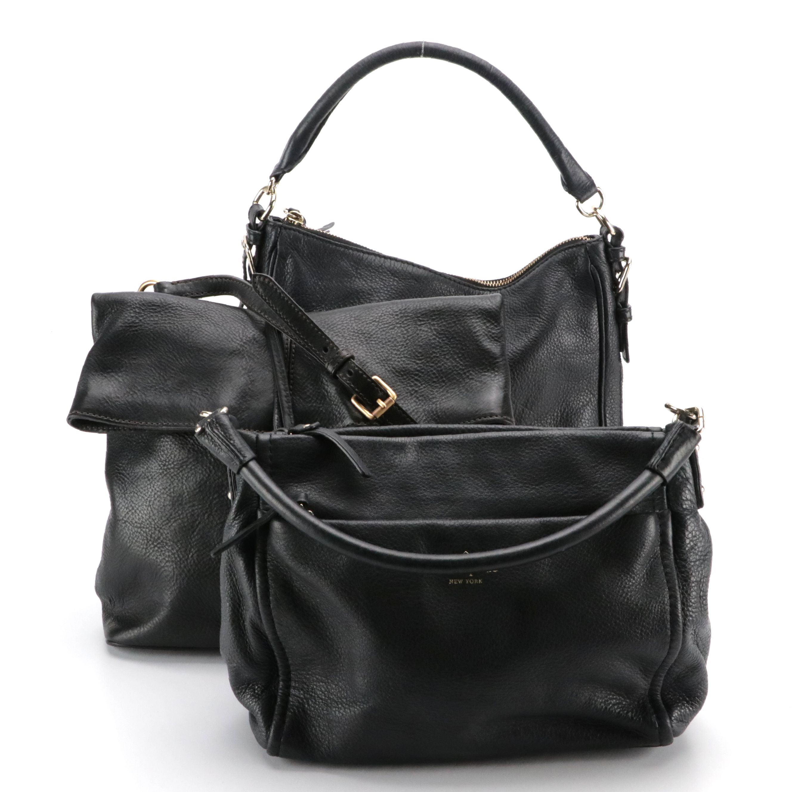 Dooney & Bourke Foldover Crossbody with Kate Spade Hobo Bags in Leather