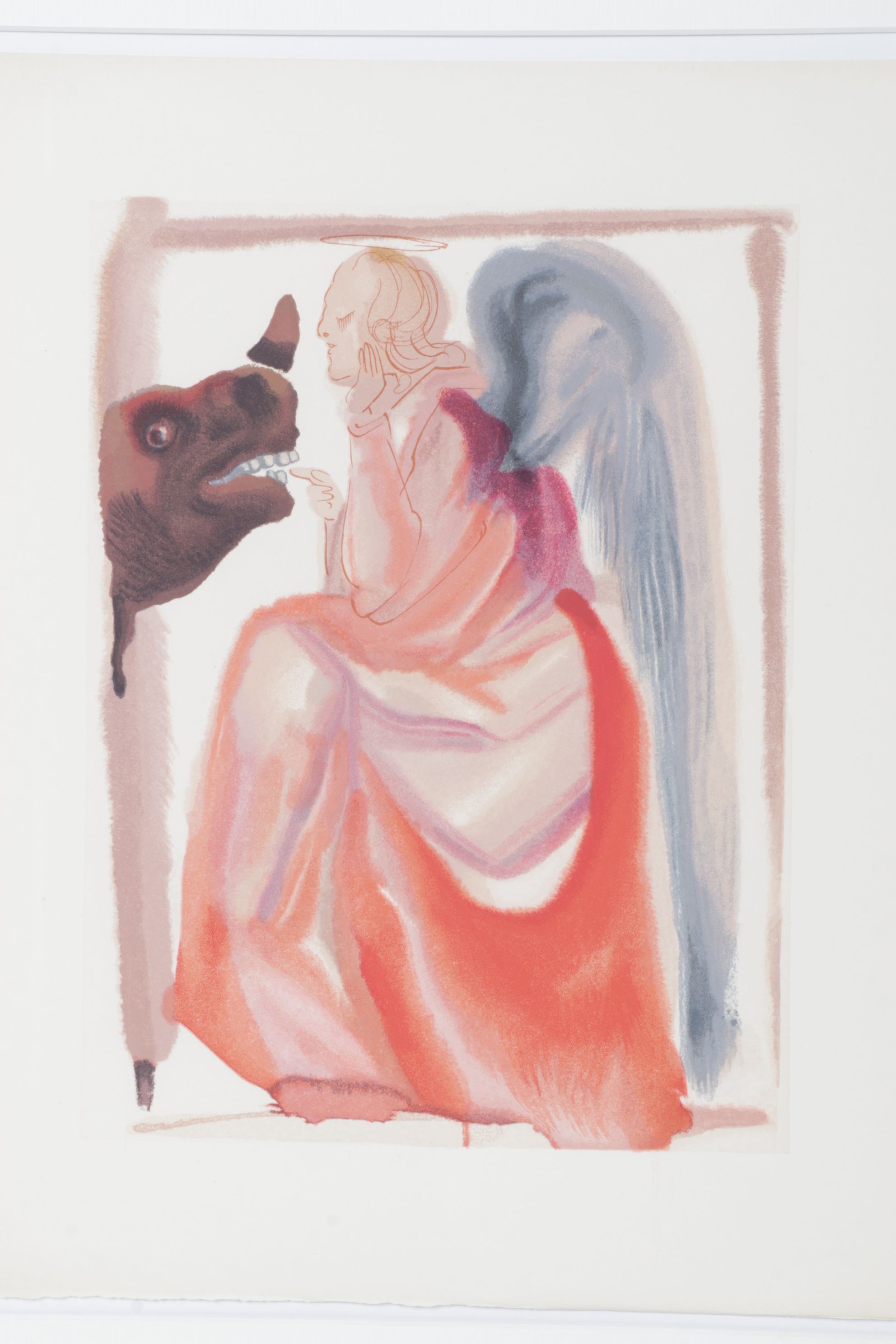 Salvador Dalí Wood Engraving "Le ciel de Mercure"