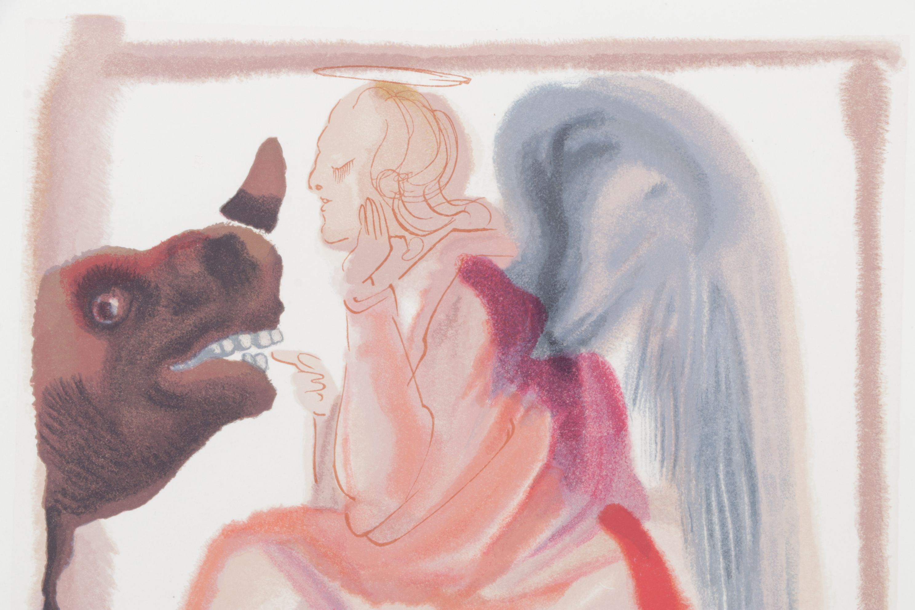 Salvador Dalí Wood Engraving "Le ciel de Mercure"