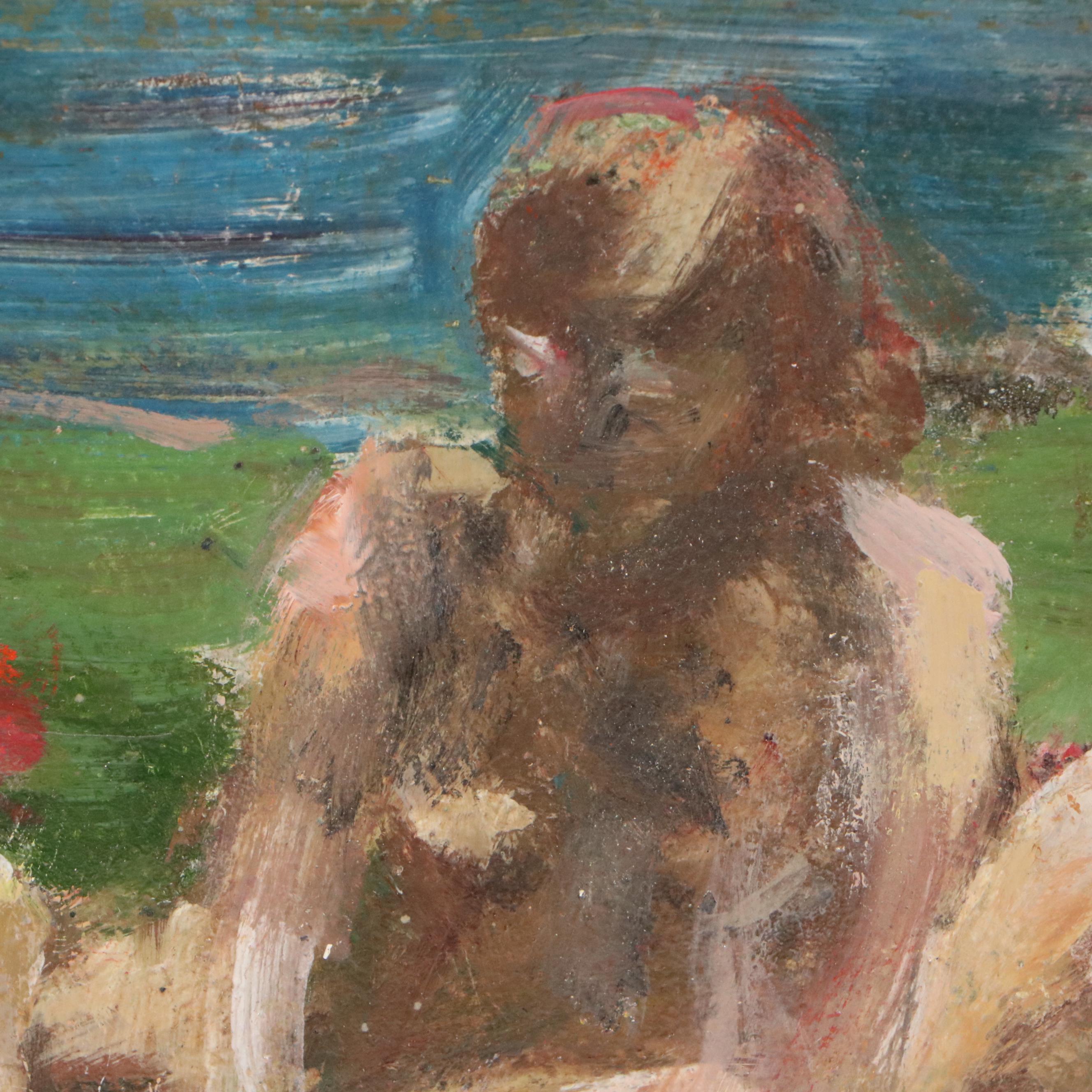 Kevin Kasik Oil Painting "Water Rescue," 2025