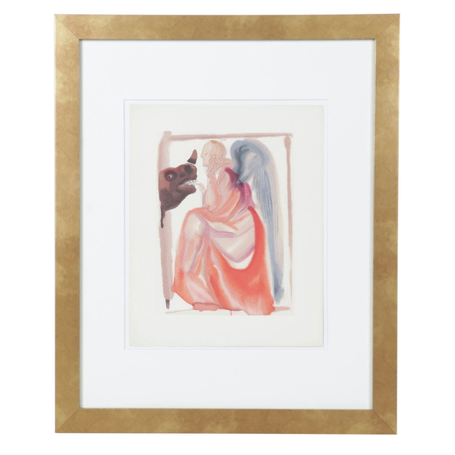 Salvador Dalí Wood Engraving "Le ciel de Mercure"