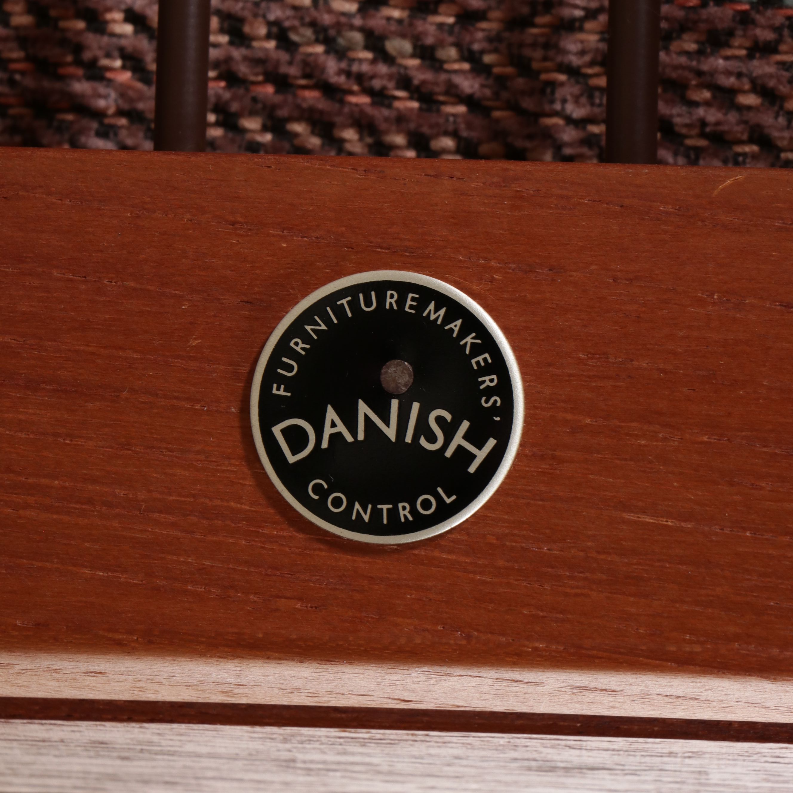 Danish Modern Teak Armchair and Rocking Chair, Style of Ole Wanscher