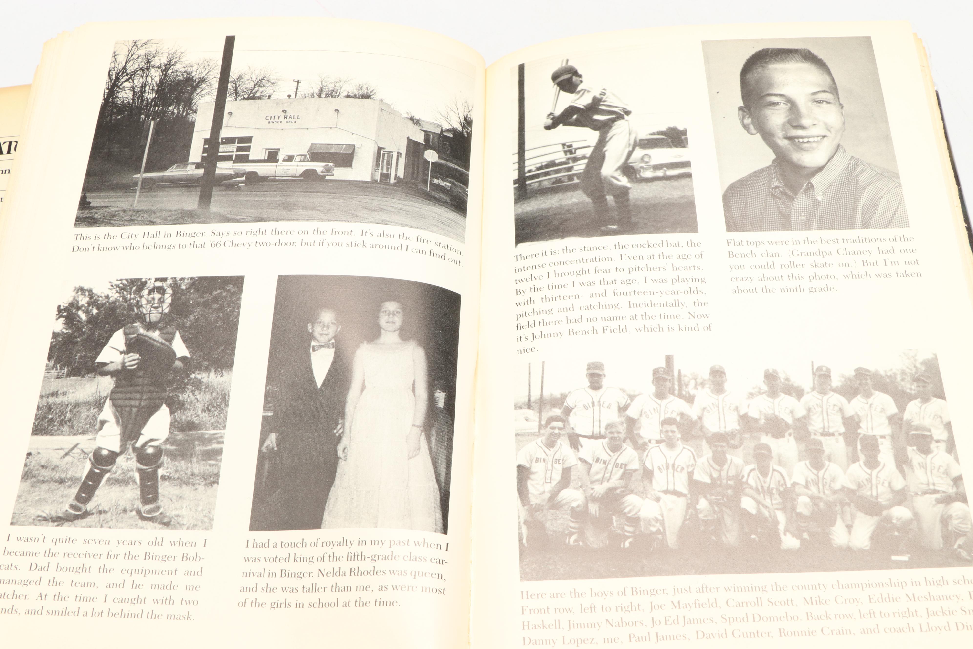 Signed First Edition "Catch You Later" by Johnny Bench, 1979