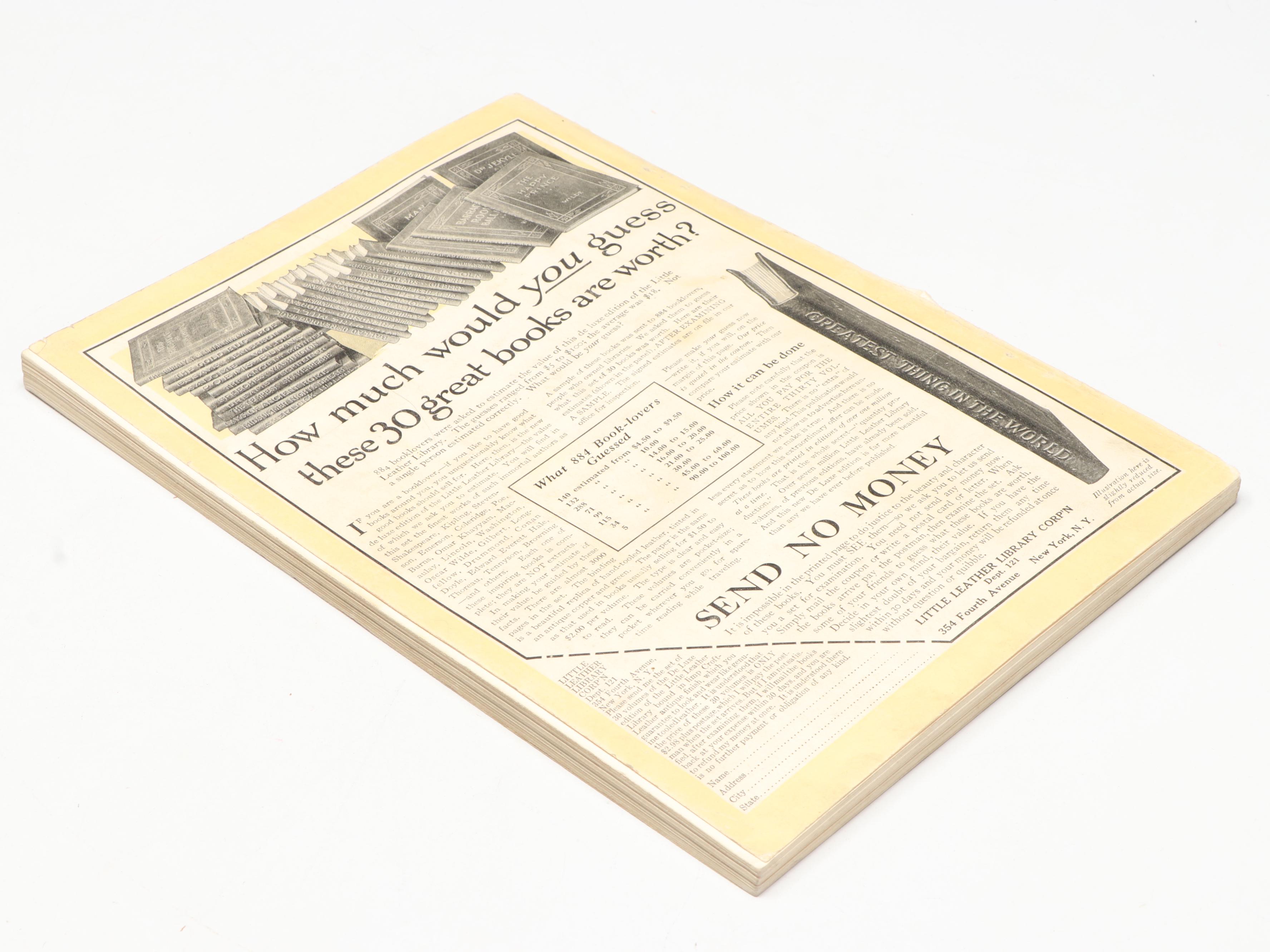 "The National Geographic Magazine" Vol. XLI and XLII Full Year Set, 1922