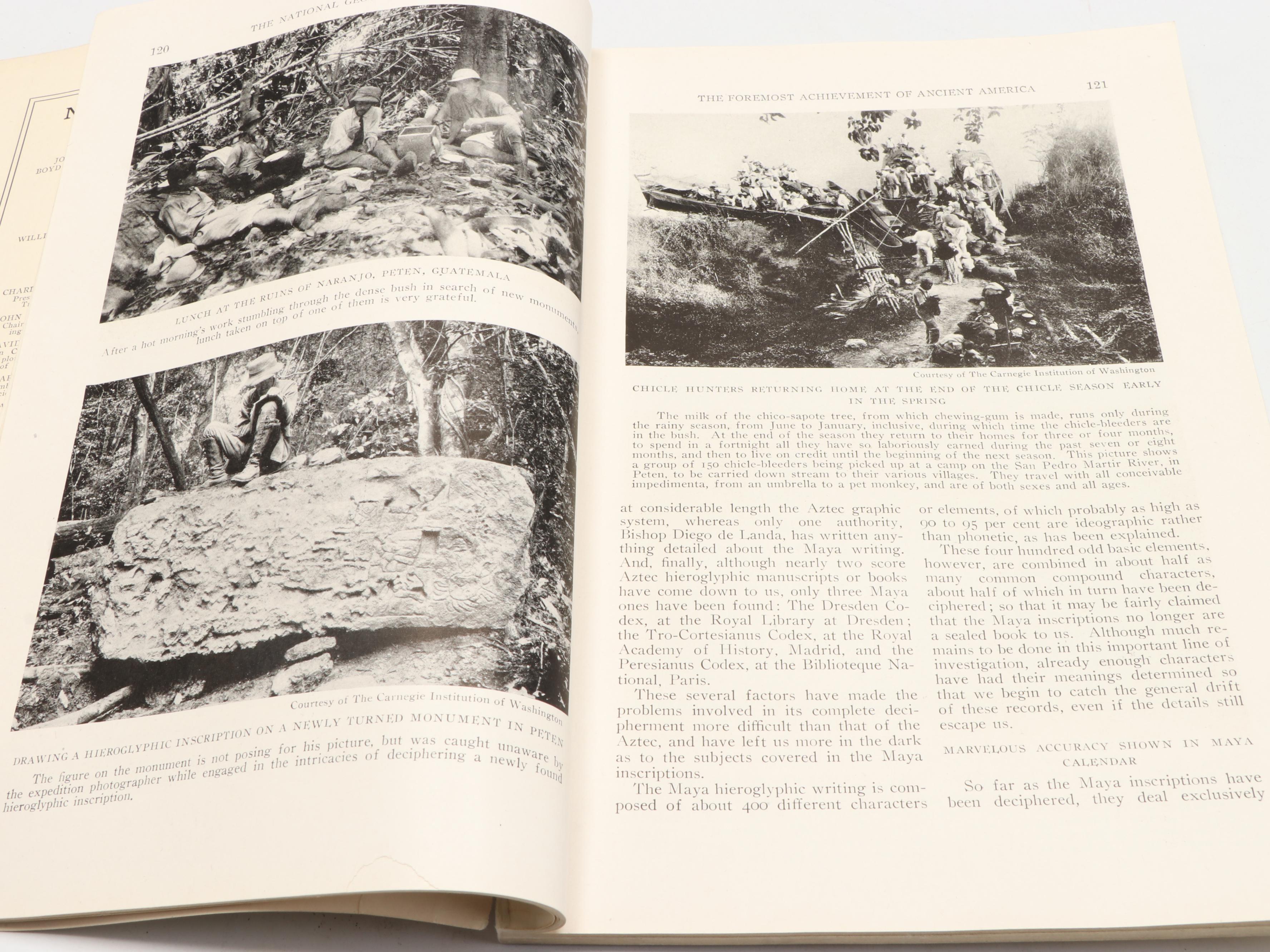 "The National Geographic Magazine" Vol. XLI and XLII Full Year Set, 1922