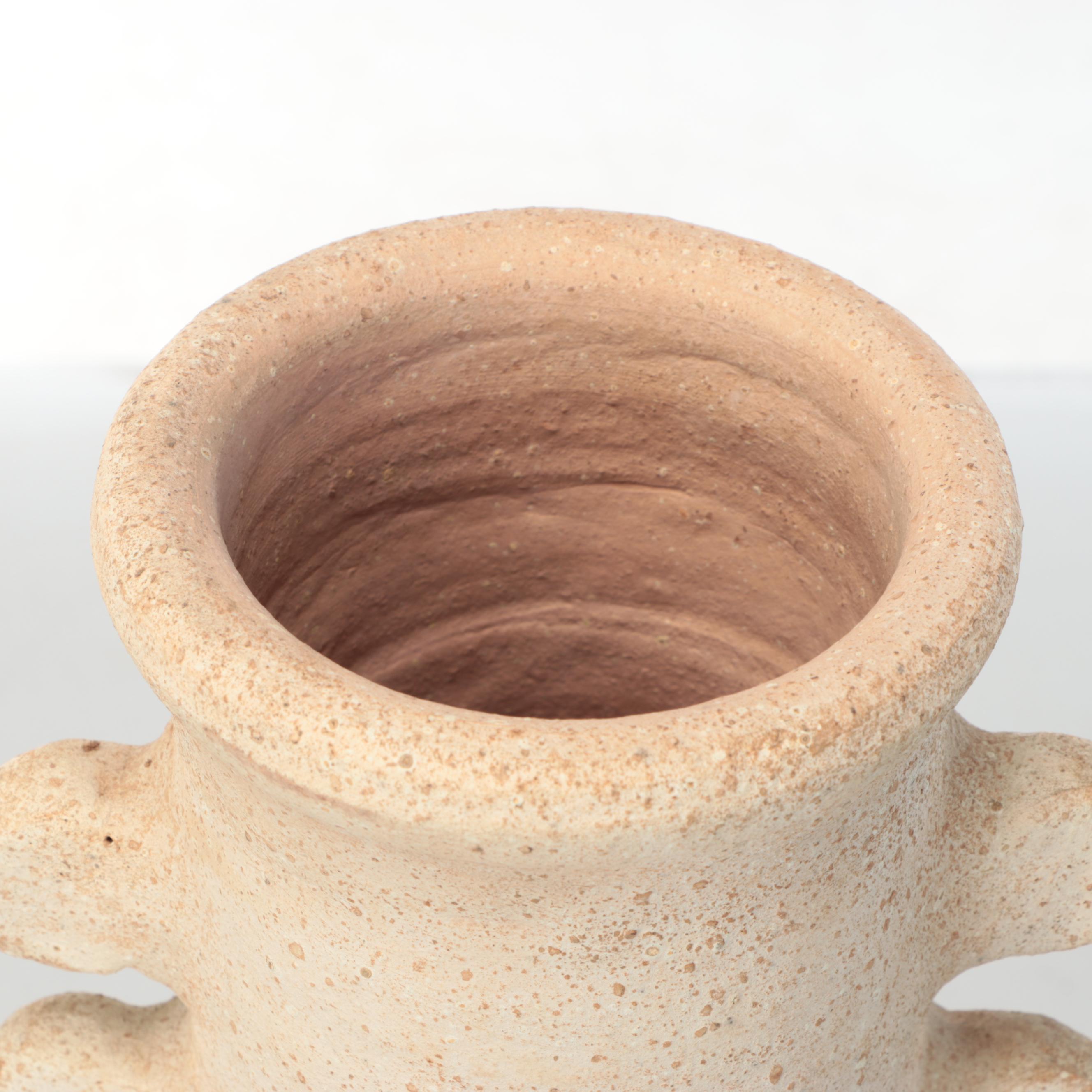 Moroccan Tamegroute Abstract Ceramic Vase