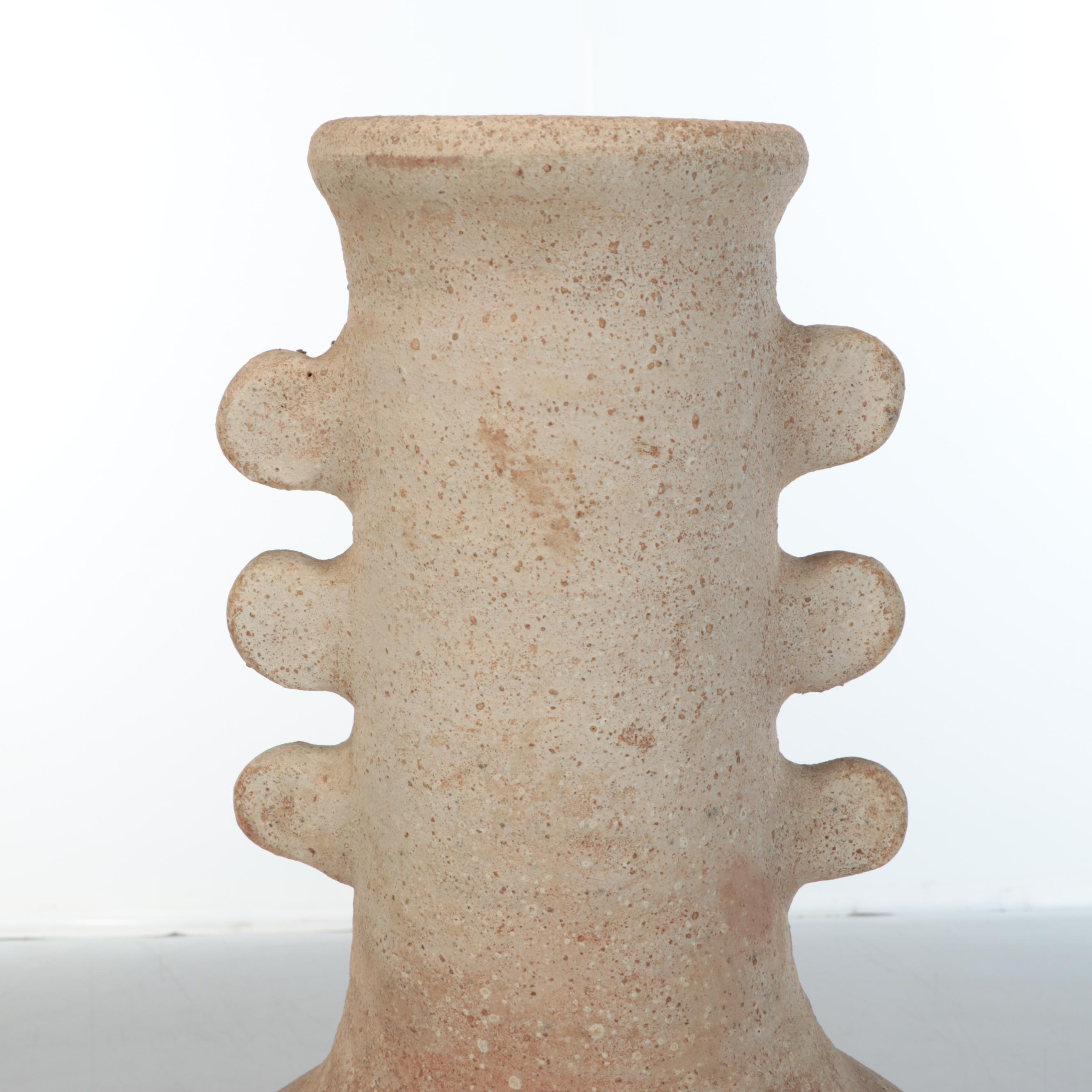 Moroccan Tamegroute Abstract Ceramic Vase