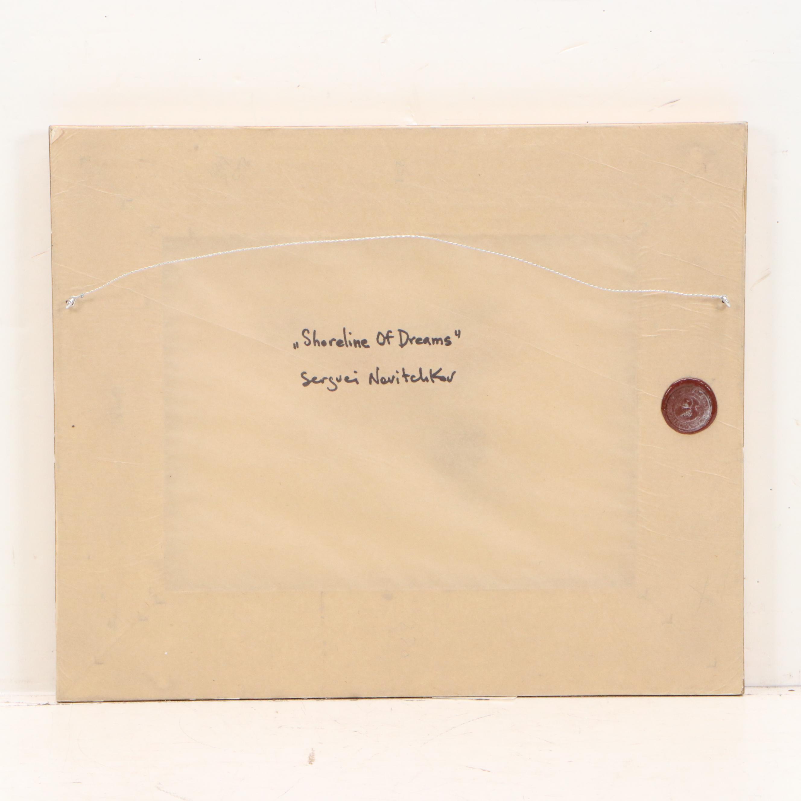 Serguei Novitchkov Oil Painting "Shoreline of Dreams," 2025