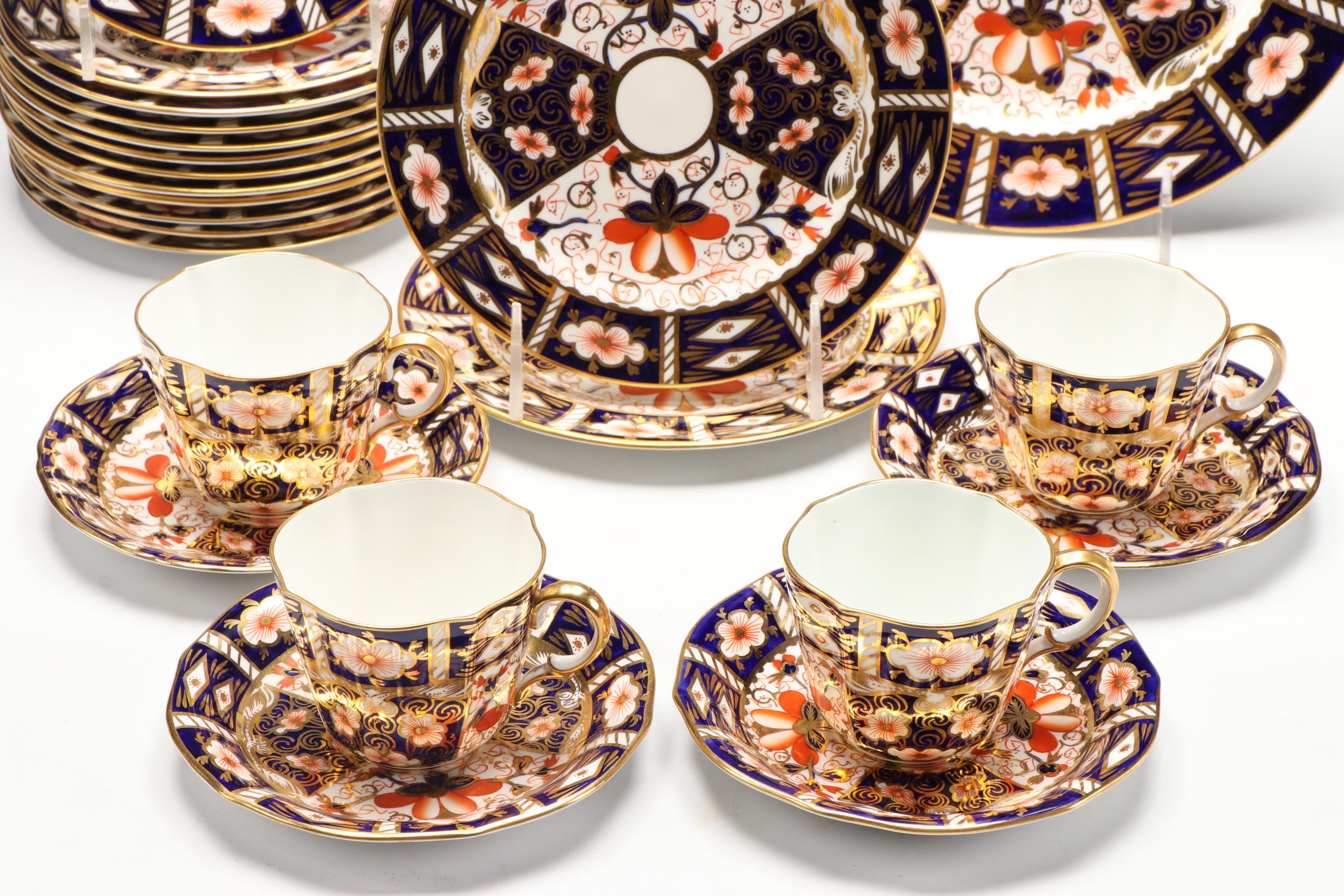 Royal Crown Derby "Old Imari" and "Traditional Imari" Bone China Dinnerware
