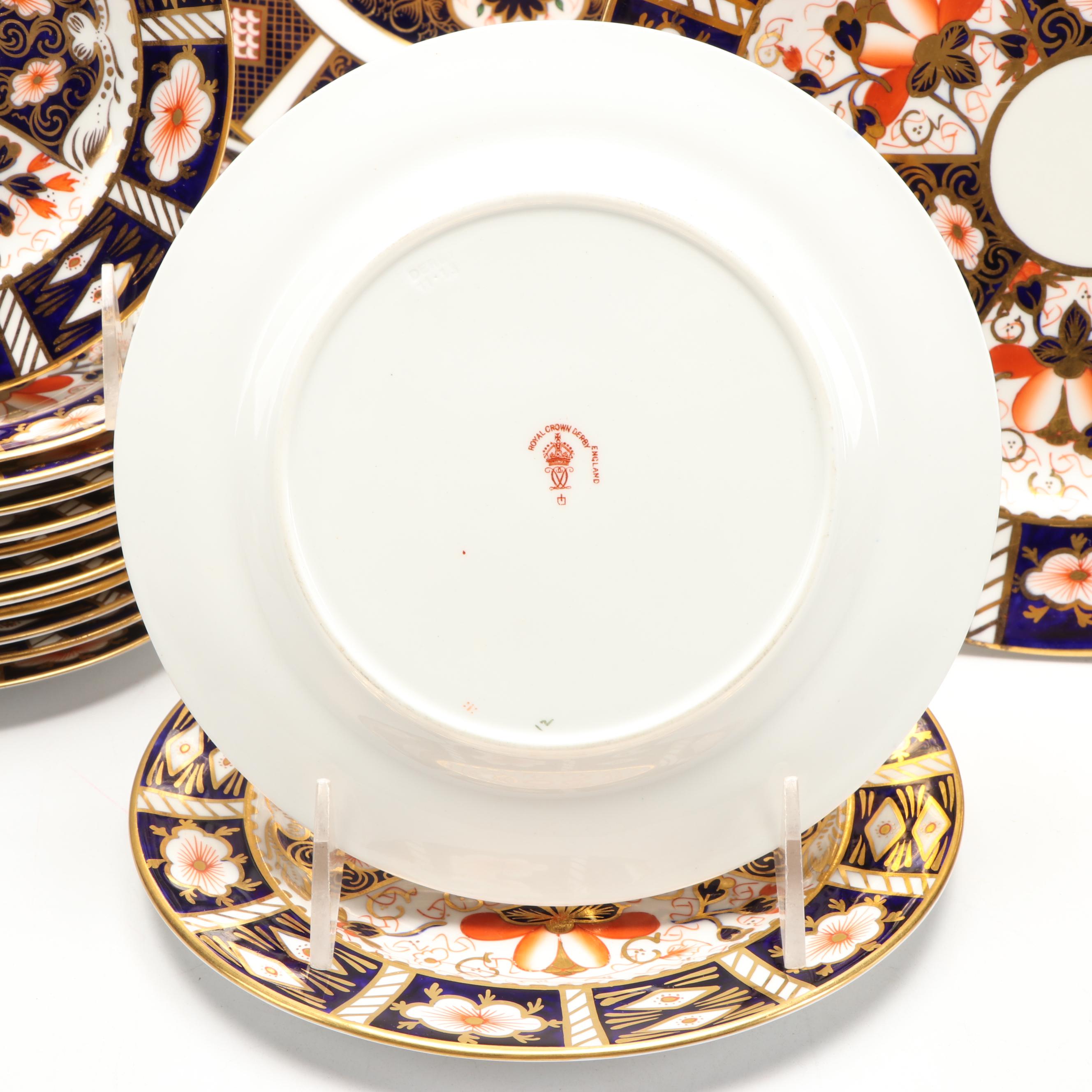 Royal Crown Derby "Old Imari" and "Traditional Imari" Bone China Dinnerware