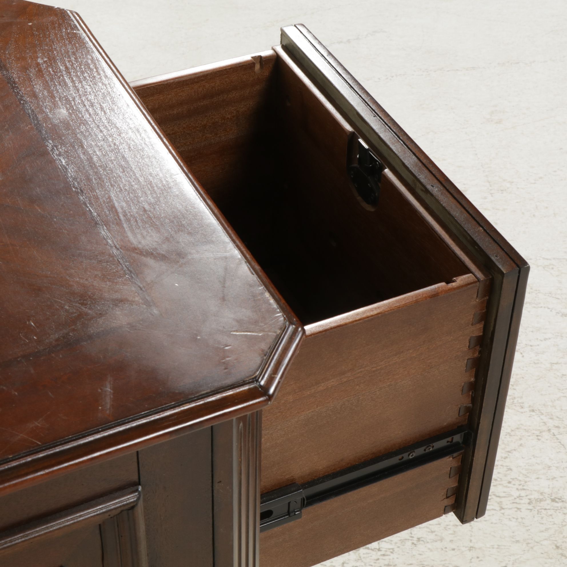 Whalen Mahogany Two-Drawer Filing Cabinet