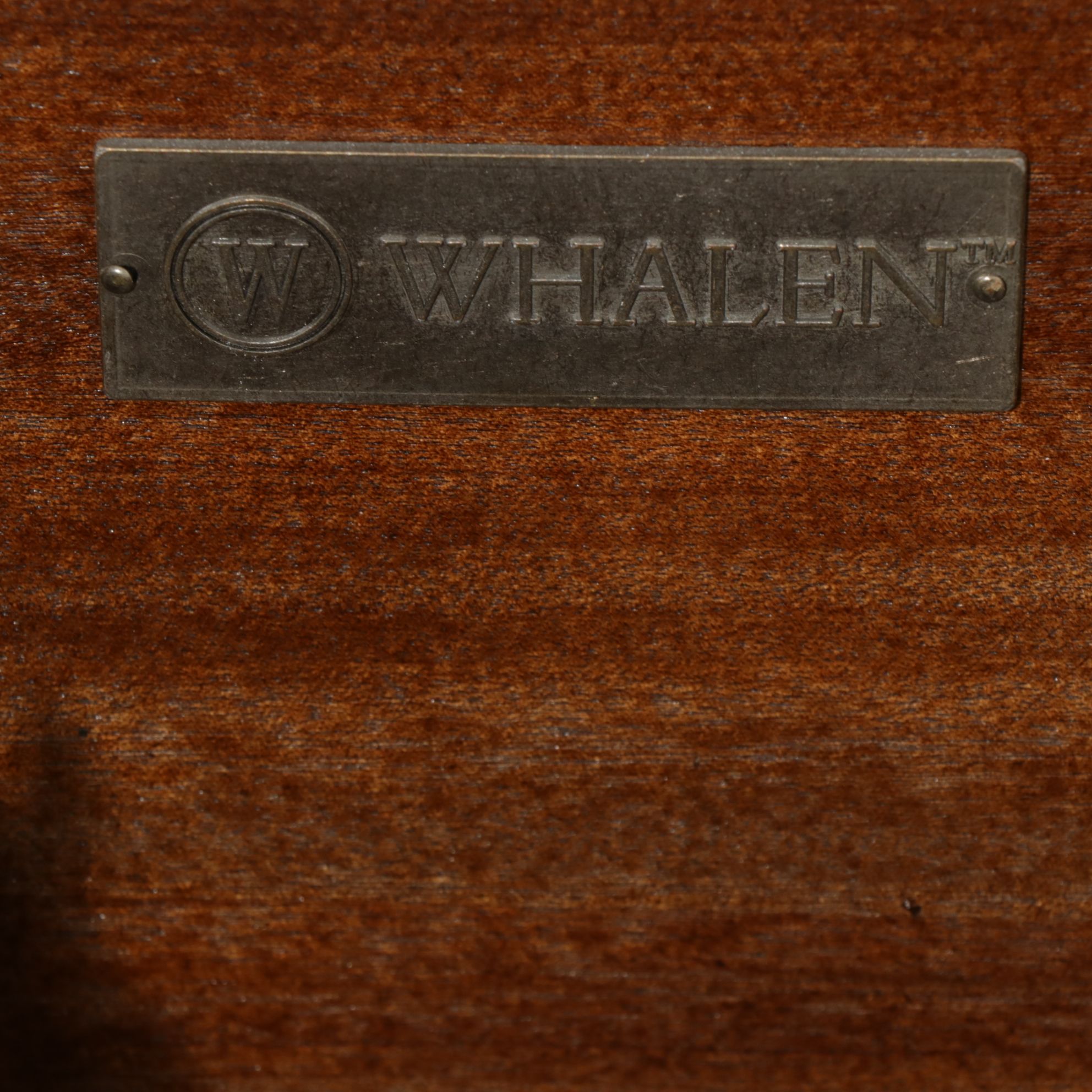 Whalen Mahogany Two-Drawer Filing Cabinet