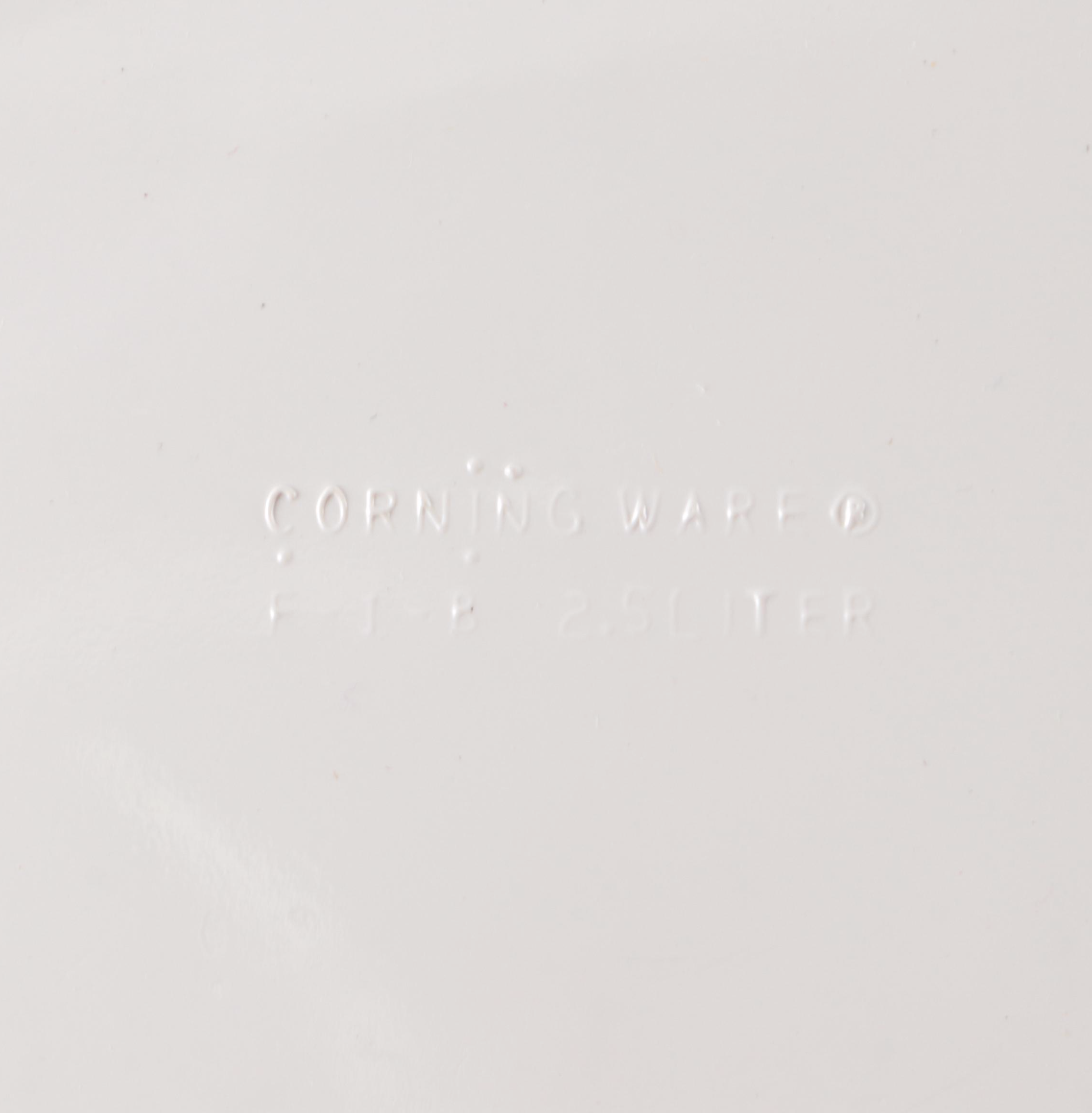 Corning Ware "French White" Ceramic Casseroles and Bakers