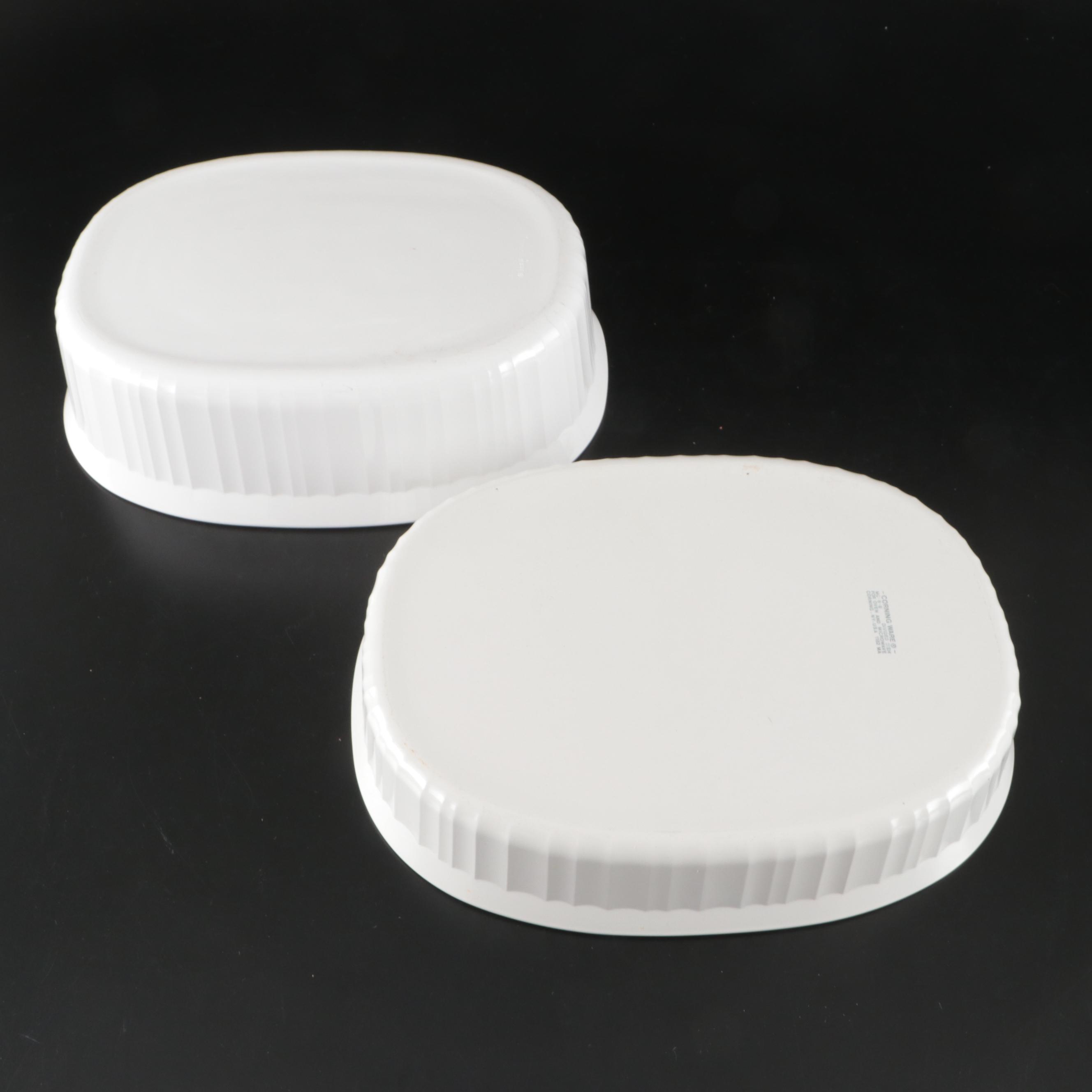 Corning Ware "French White" Ceramic Casseroles and Bakers