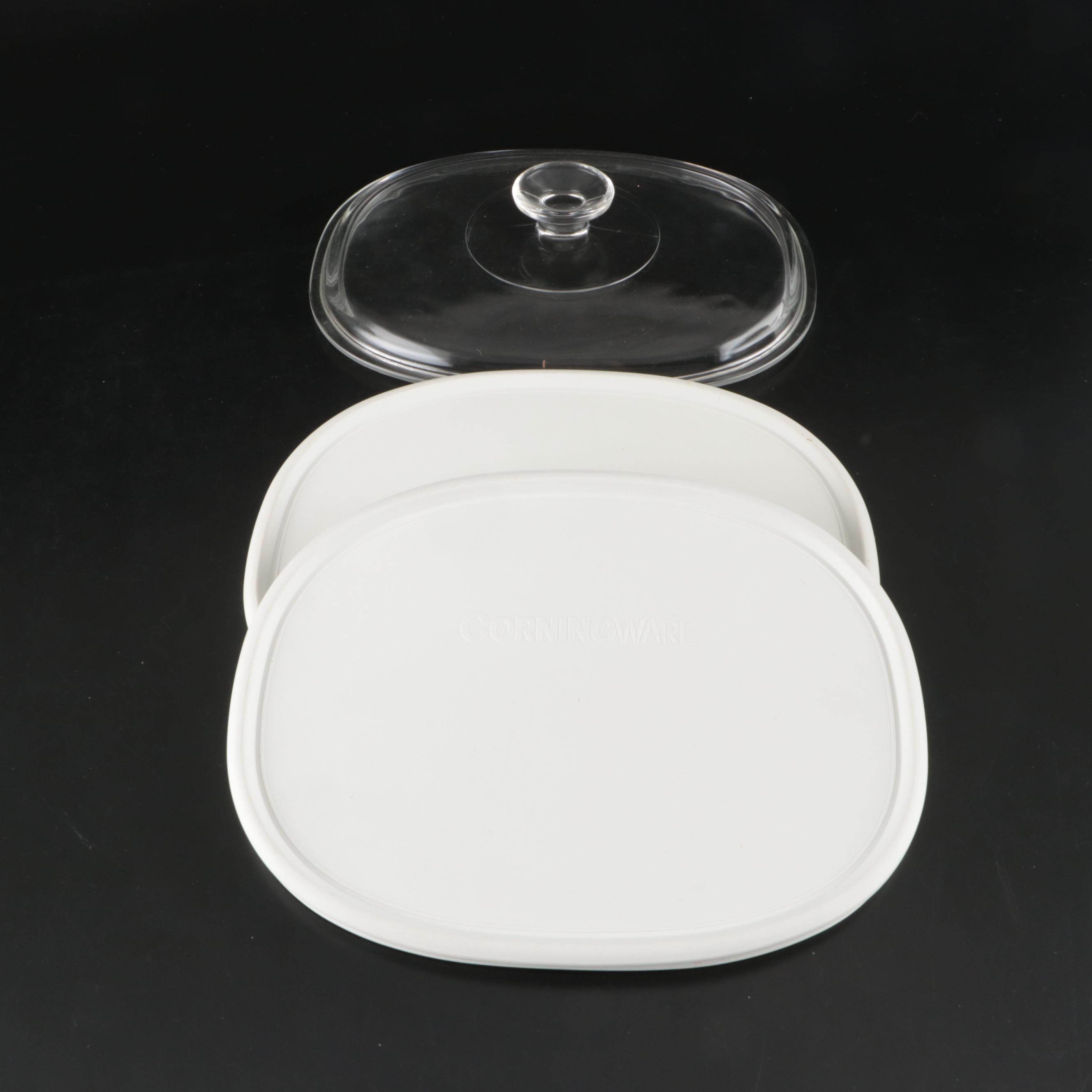 Corning Ware "French White" Ceramic Casseroles and Bakers