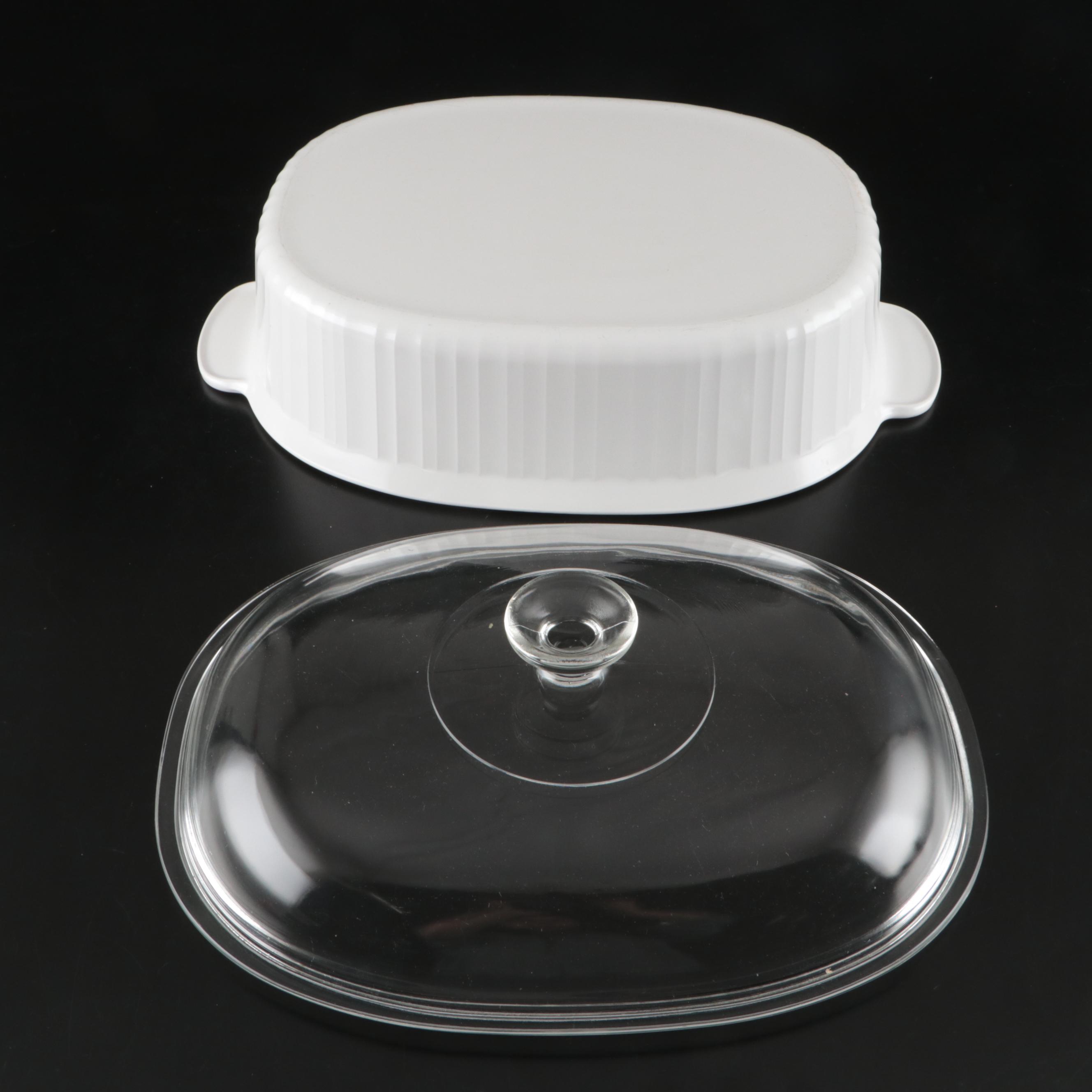 Corning Ware "French White" Ceramic Casseroles and Bakers