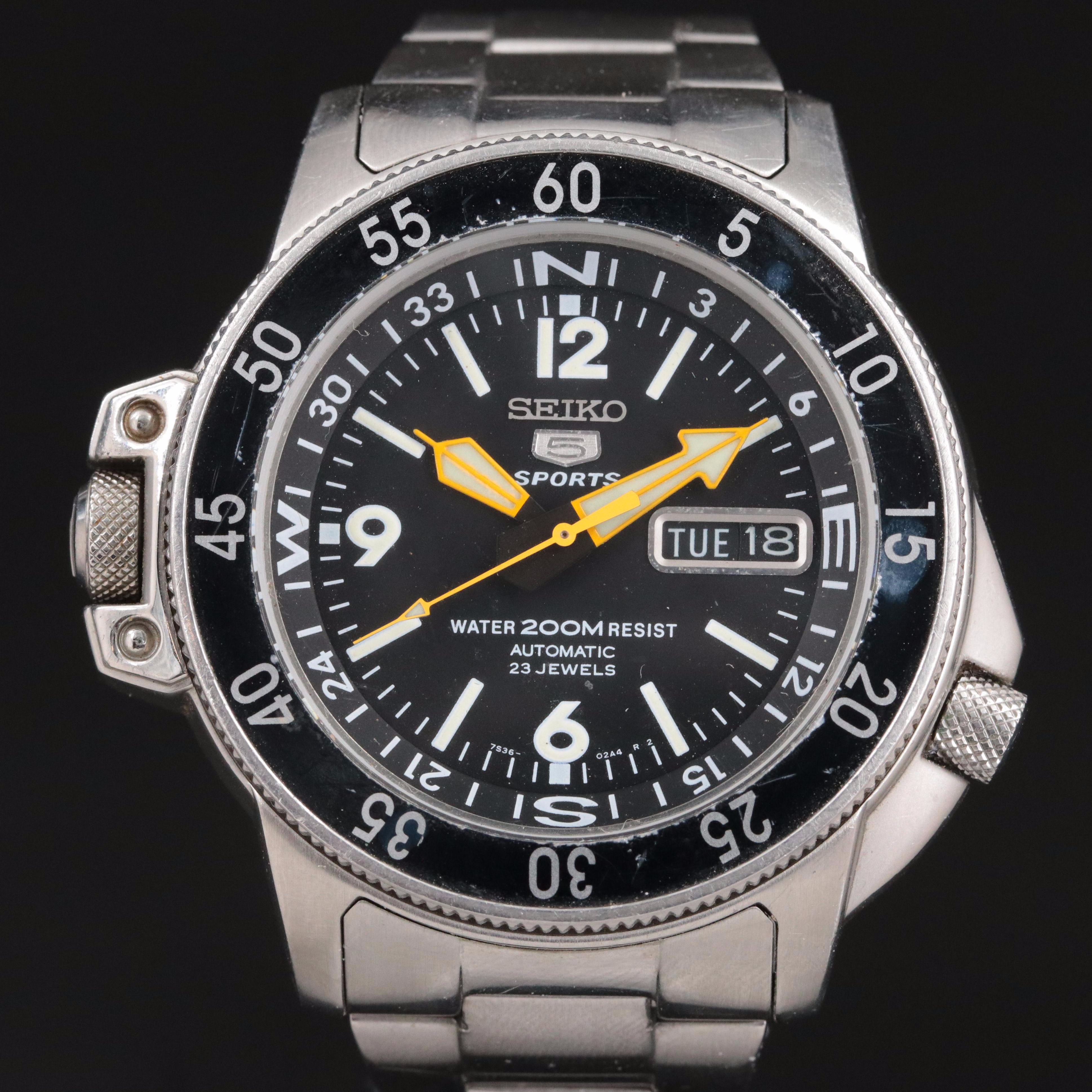 Seiko 5 Sports Atlas Day - Date Automatic Watch