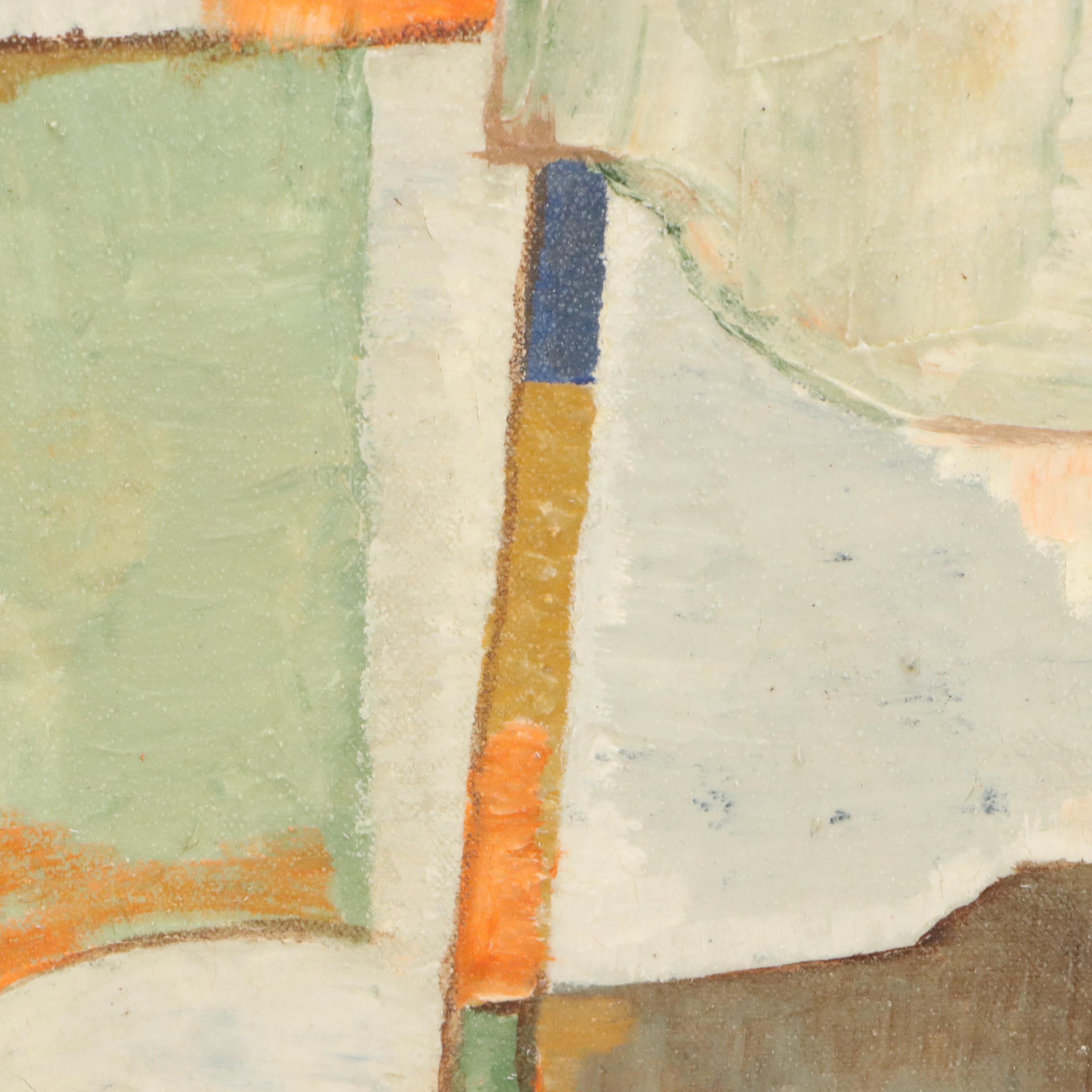 Serguei Novitchkov Oil Painting "Two Soldiers at the Gate," 1989