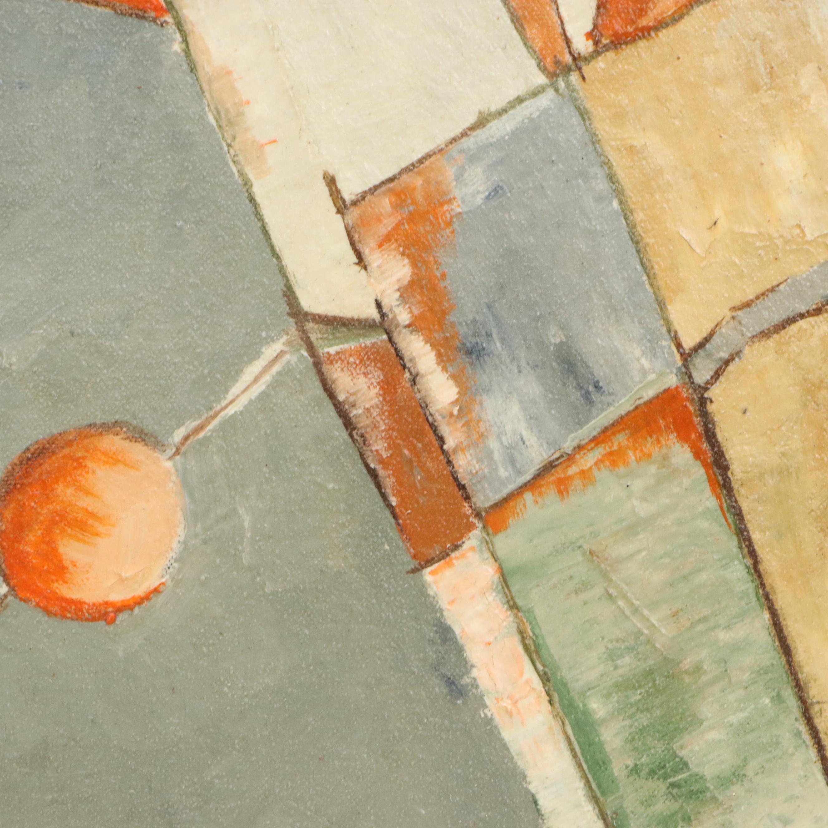 Serguei Novitchkov Oil Painting "Two Soldiers at the Gate," 1989