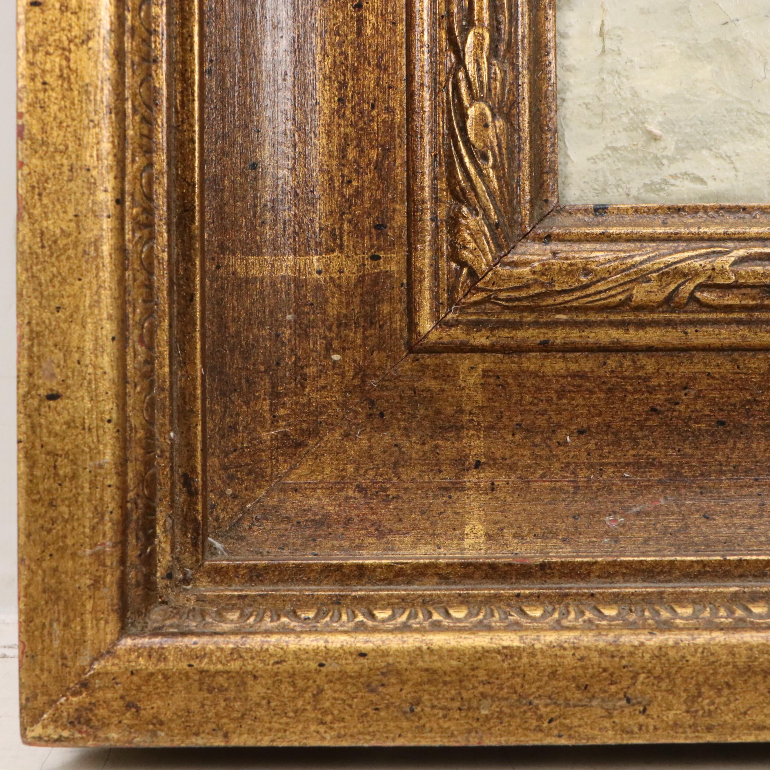 Serguei Novitchkov Oil Painting "Two Soldiers at the Gate," 1989