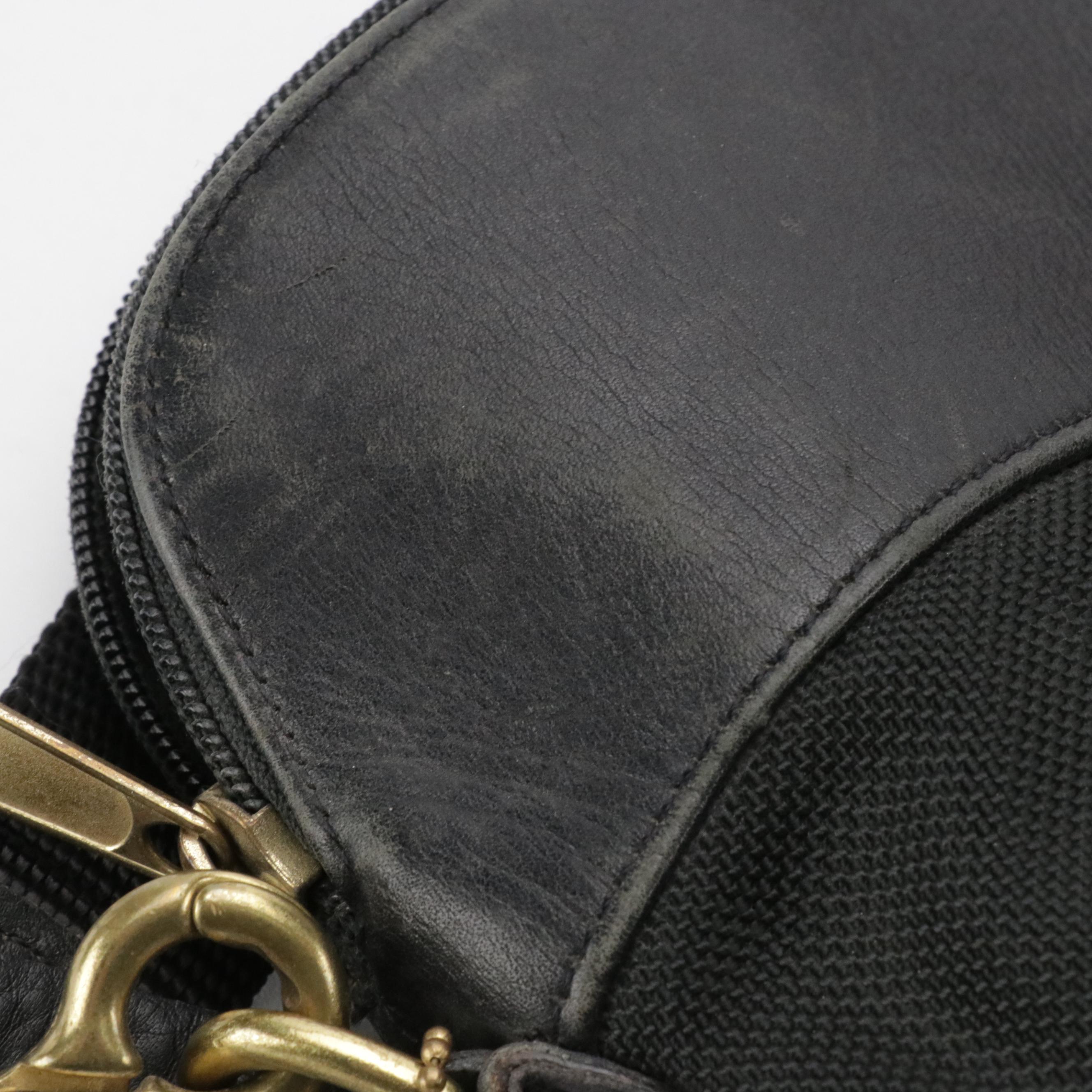 Coach 5968 Weekend Tote and 5322 Briefcase Bag in Leather-Trim Canvas