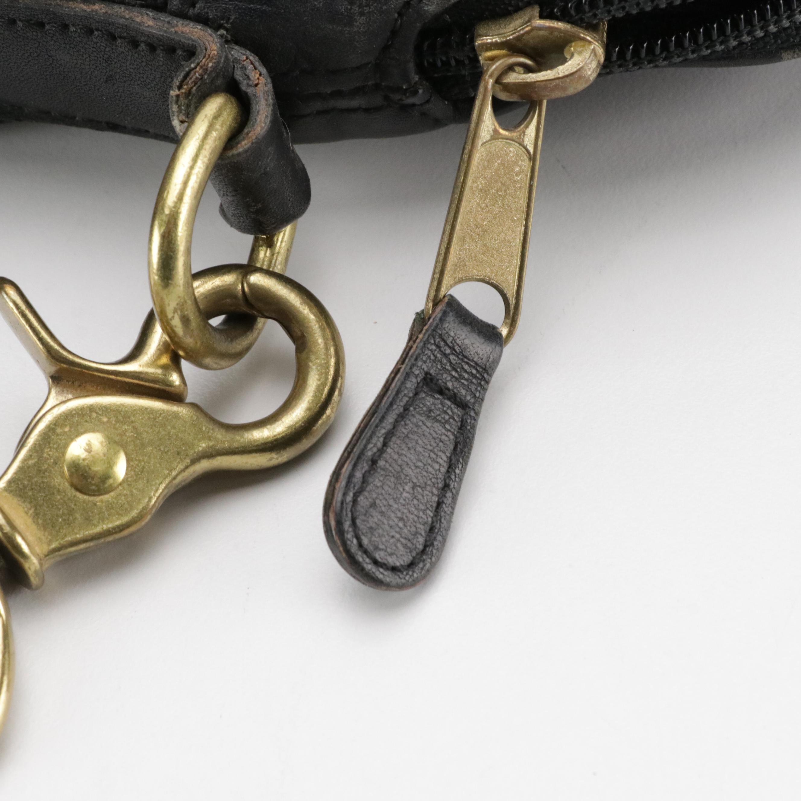 Coach 5968 Weekend Tote and 5322 Briefcase Bag in Leather-Trim Canvas