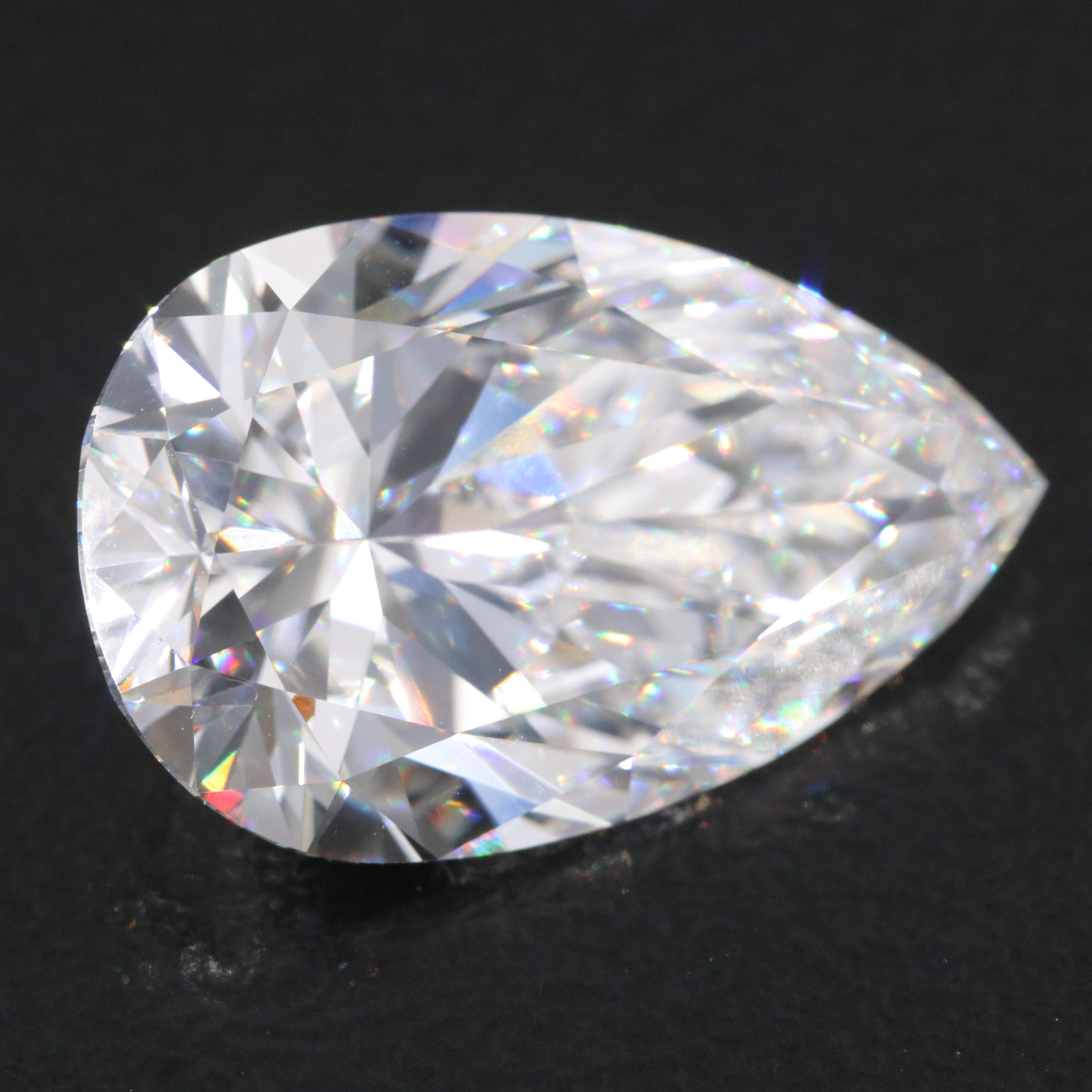 Loose 7.72 CT Lab Grown Diamond with IGI Report