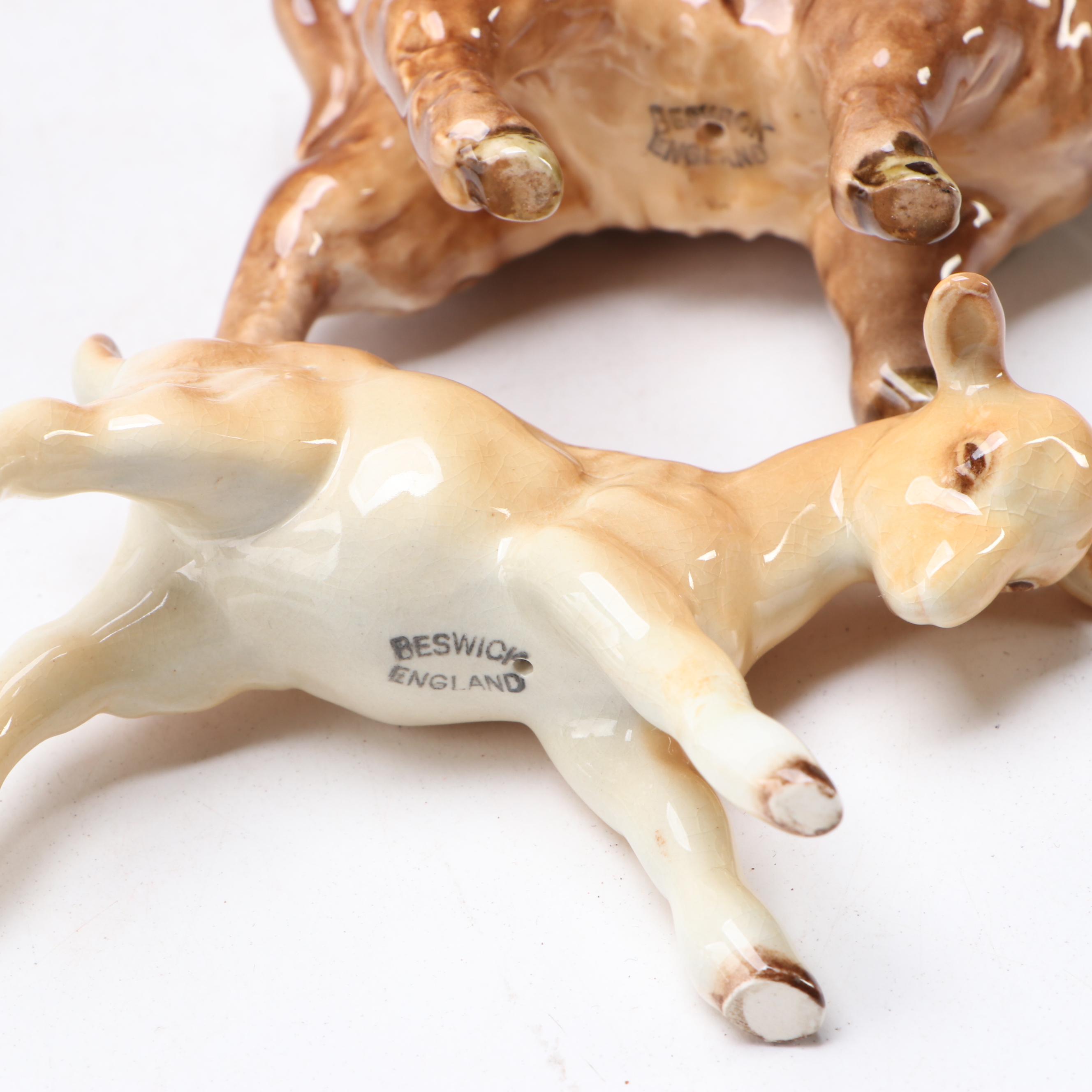 Beswick Sheep, Goats and More Ceramic Farm Animals, Mid to Late 20th Century