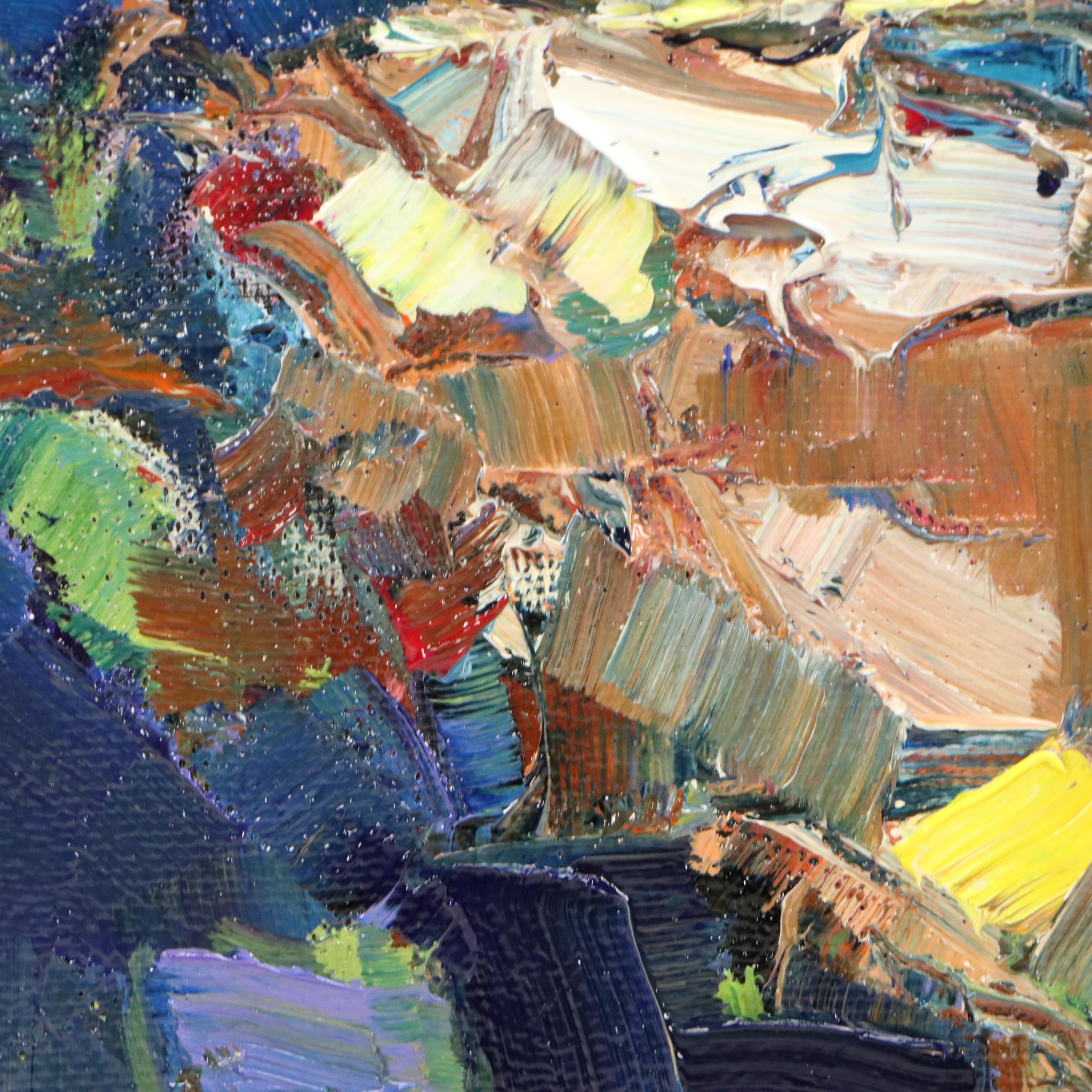 Serguei Novitchkov Oil Painting "Pacific Coast Highway, California," 2025