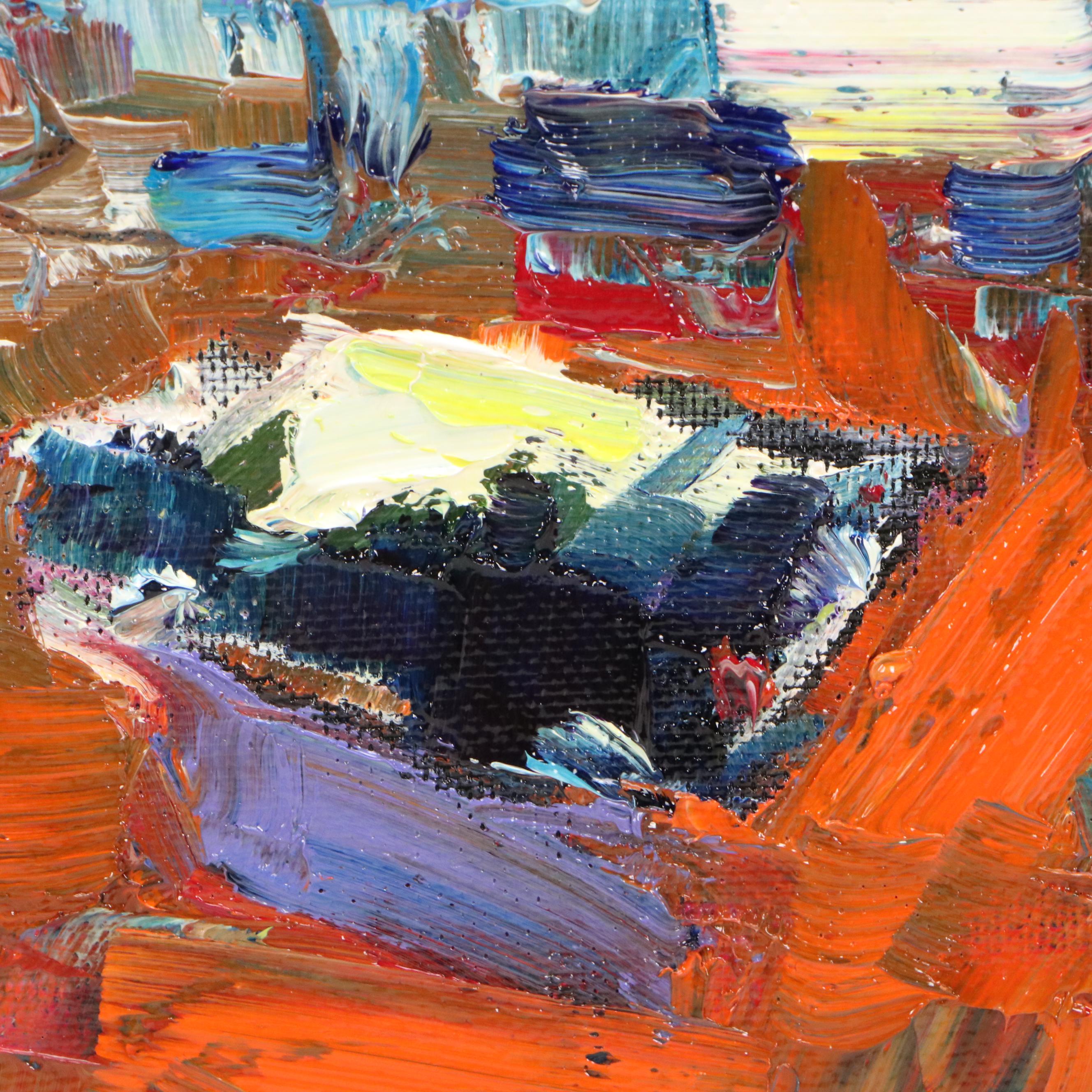 Serguei Novitchkov Oil Painting "Pacific Coast Highway, California," 2025