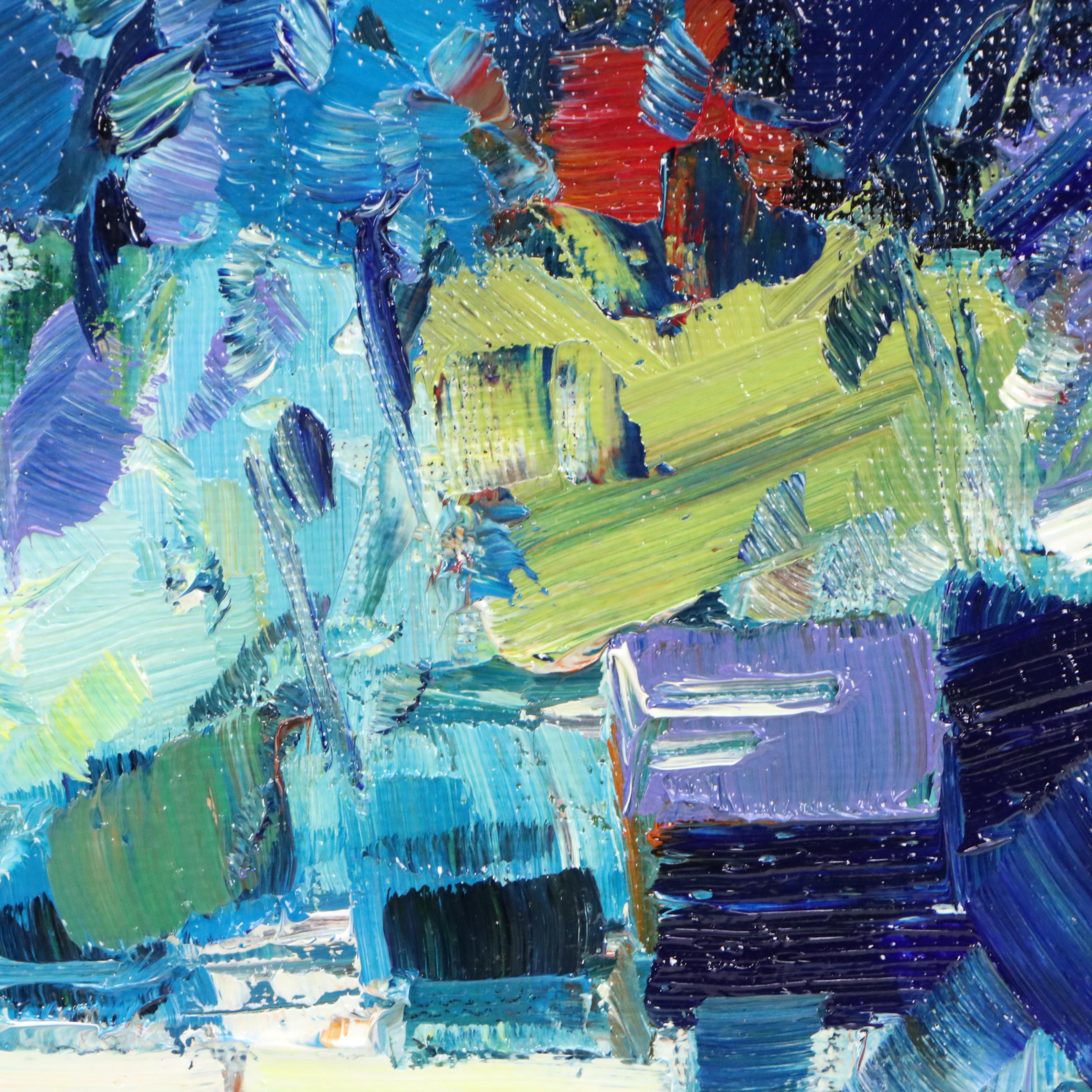 Serguei Novitchkov Oil Painting "Pacific Coast Highway, California," 2025