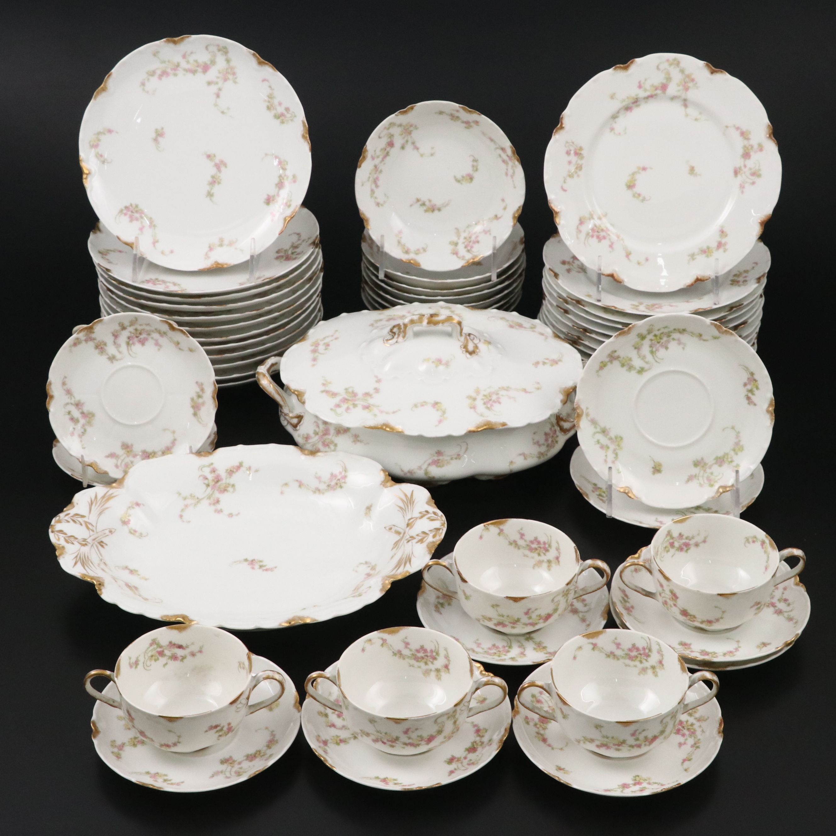 Haviland Limoges Porcelain Dinnerware and Serving Pieces