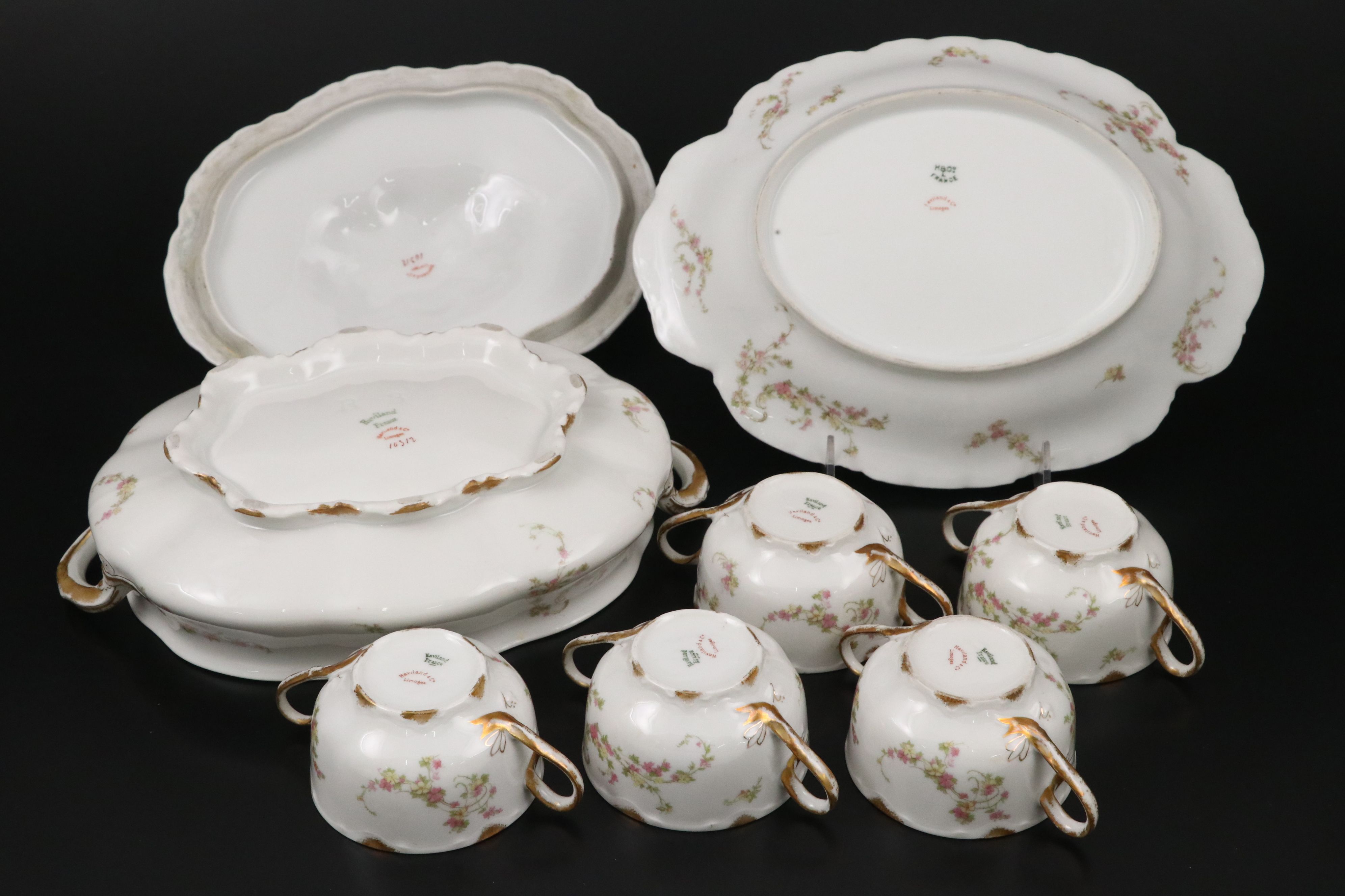 Haviland Limoges Porcelain Dinnerware and Serving Pieces