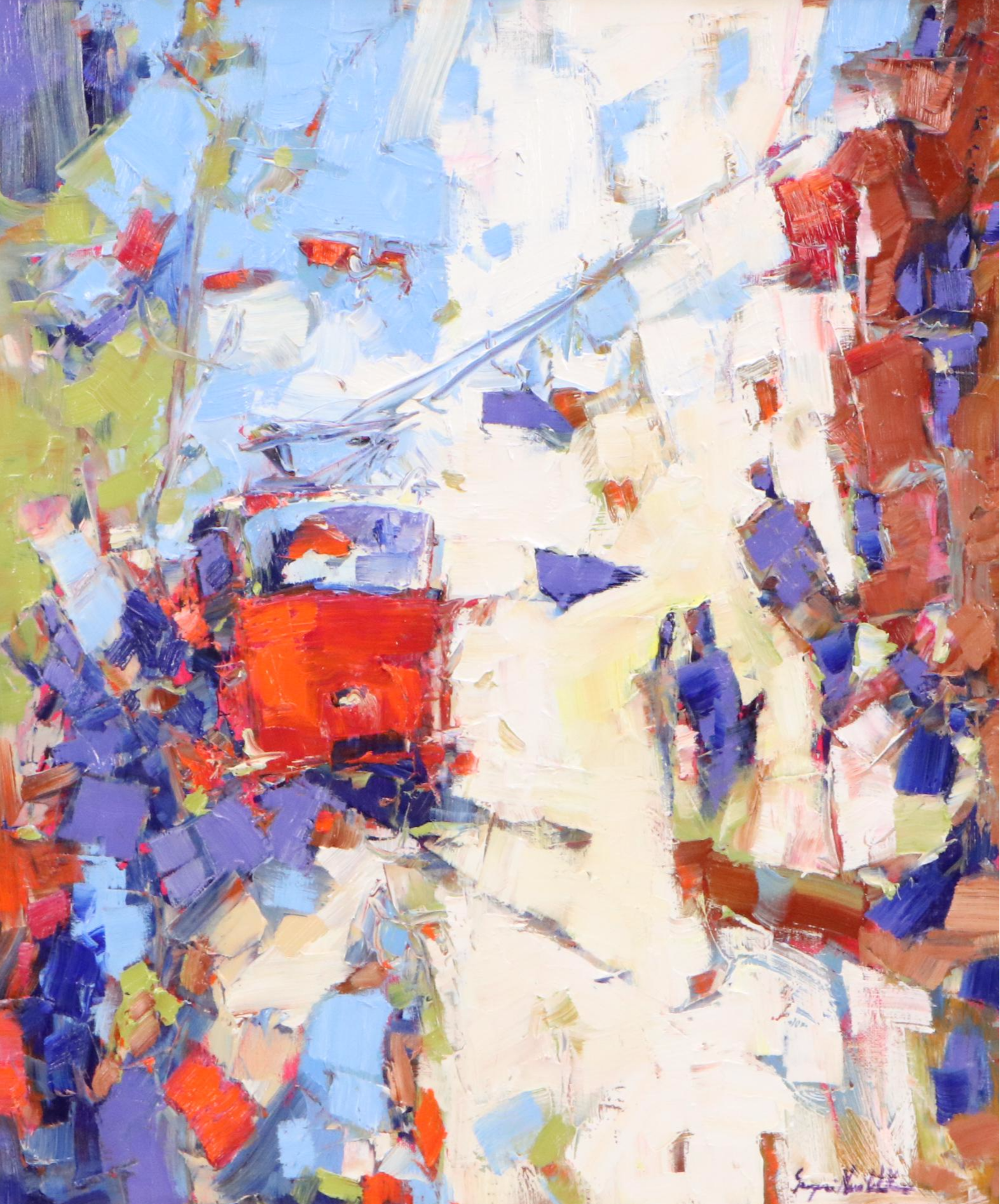 Serguei Novitchkov Oil Painting "San Francisco, California," 2025