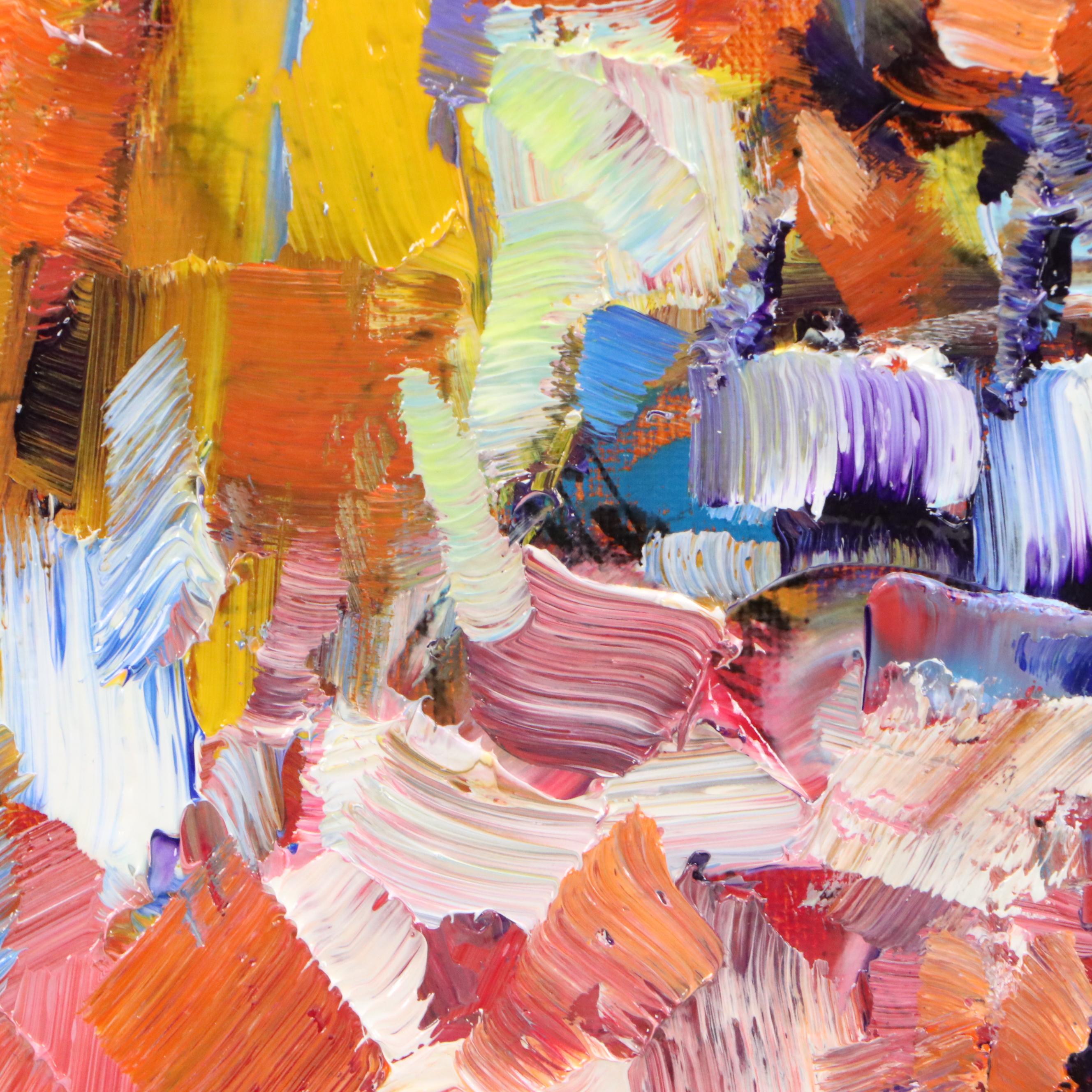 Serguei Novitchkov Oil Painting "Santa Monica, California," 2025