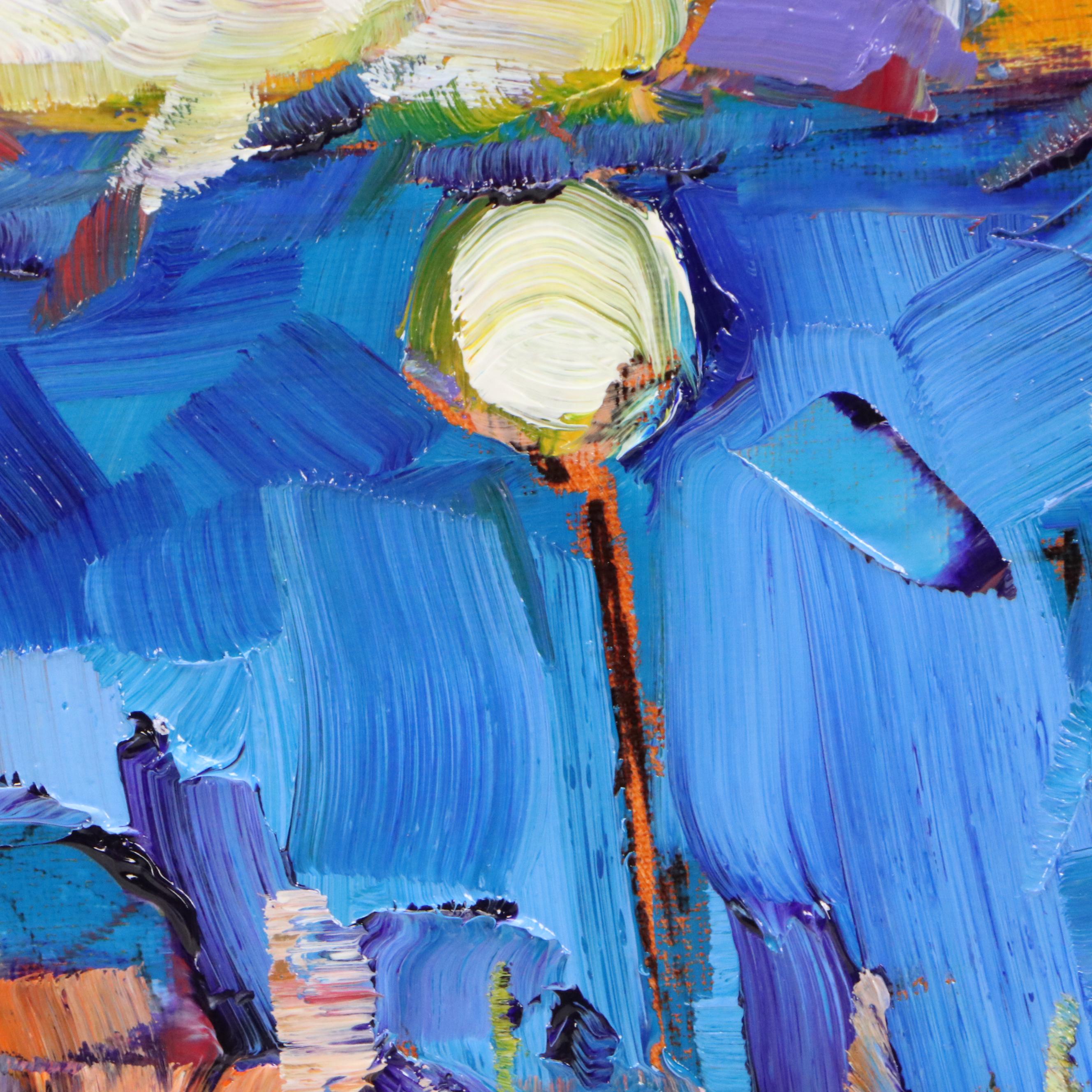 Serguei Novitchkov Oil Painting "Santa Monica, California," 2025