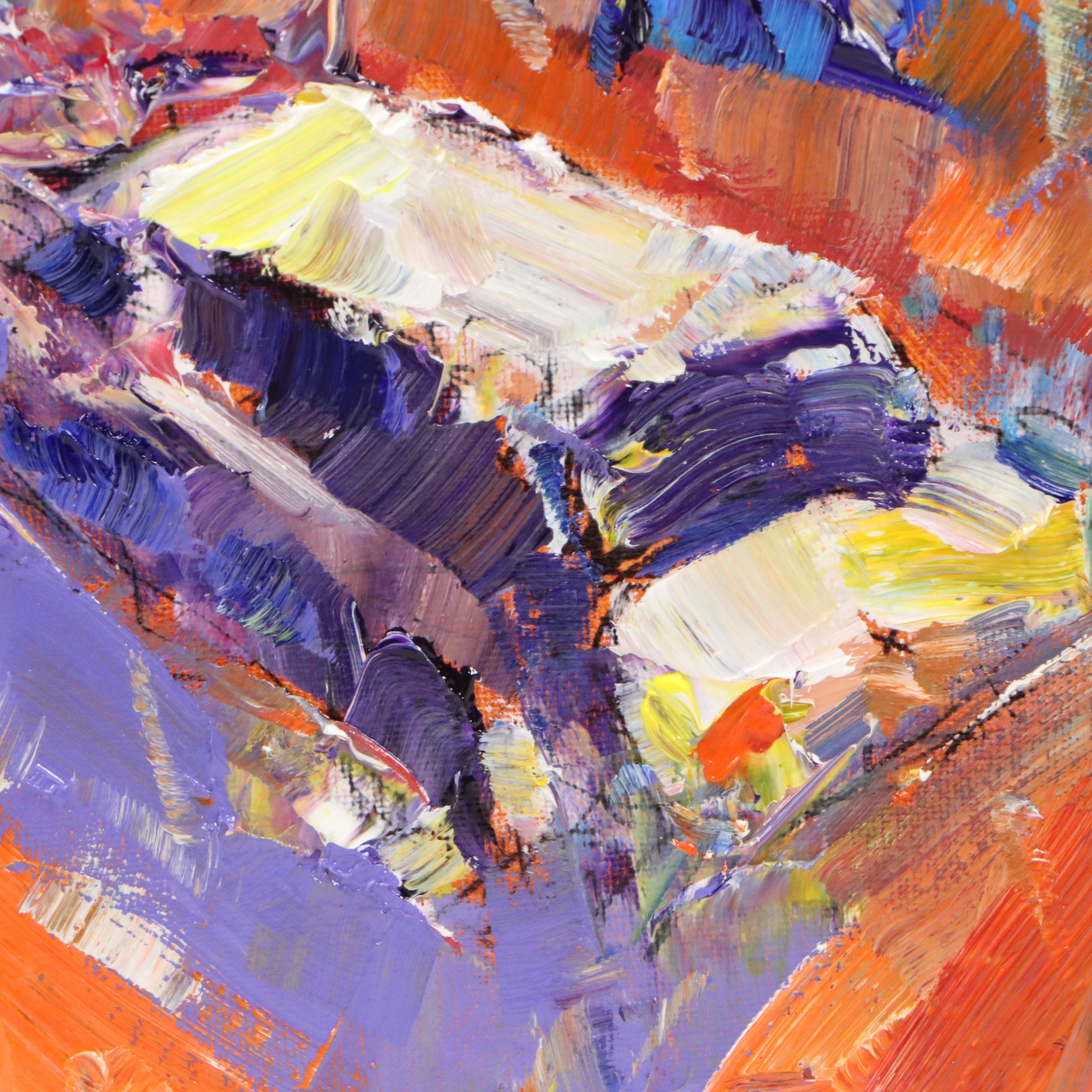 Serguei Novitchkov Oil Painting "Santa Monica, California," 2025