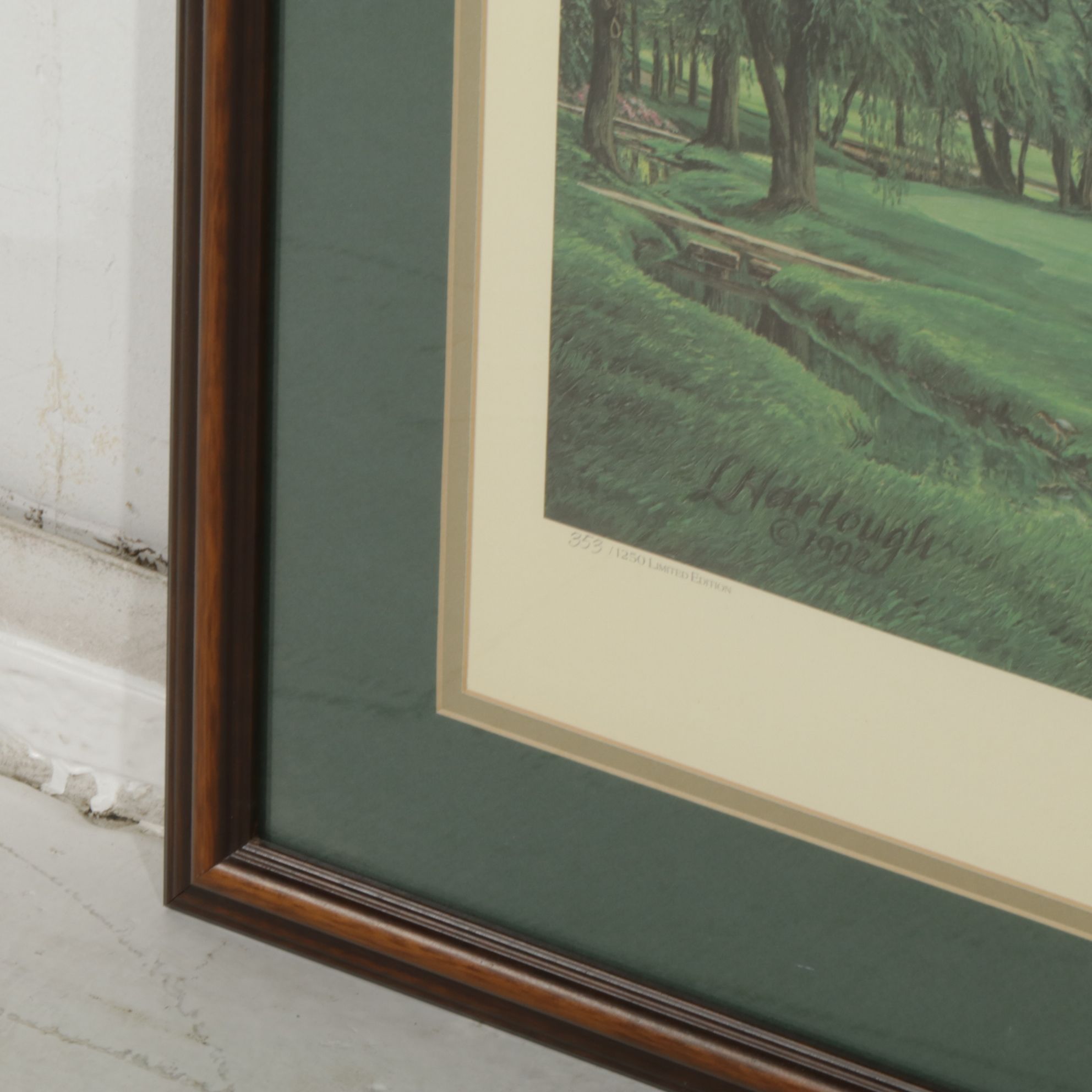 Linda Hartough Offset Lithograph "18th Hole - Muirfield Village Golf Club", 1993