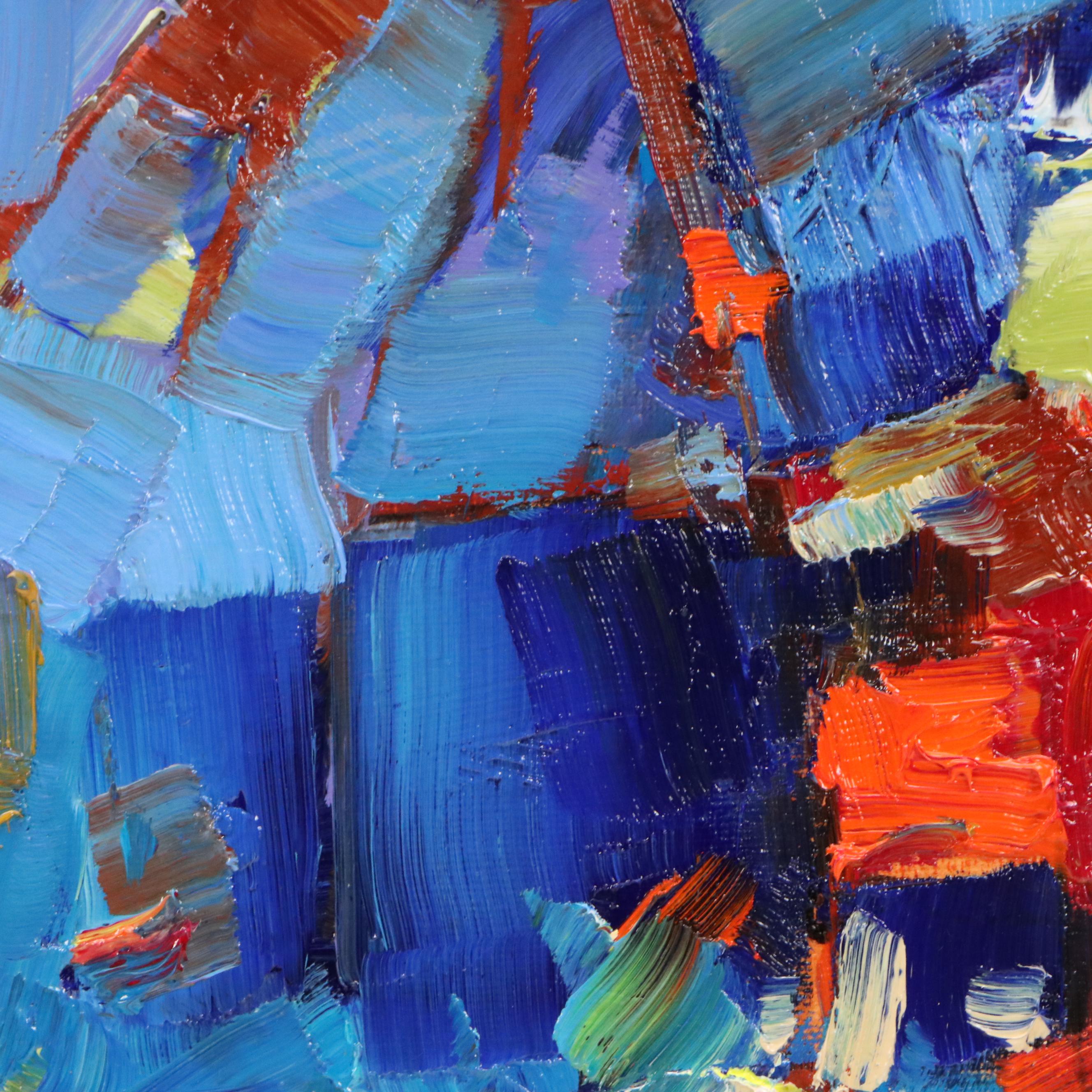 Serguei Novitchkov Oil Painting "Huntington Beach, California," 2025