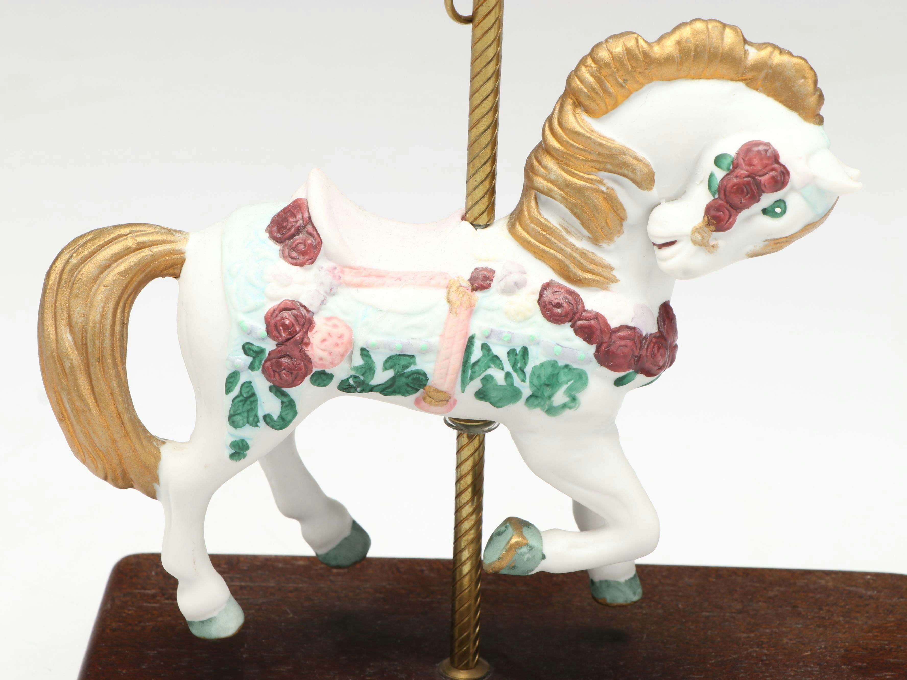 Hallmark "Lionelville" Keepsake Ornament with Carousel Horse Music Box and More