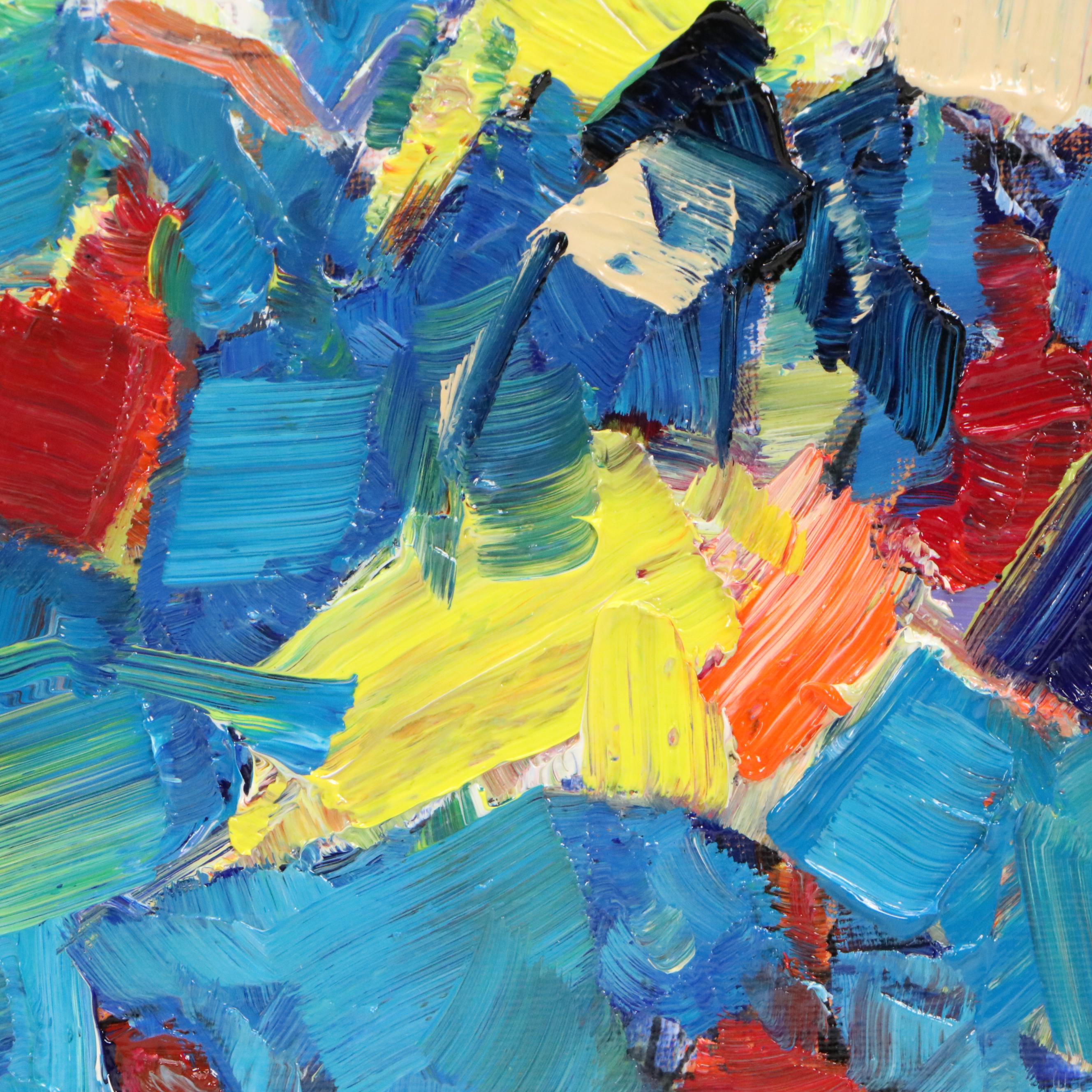 Serguei Novitchkov Oil Painting "Huntington Beach, California," 2025