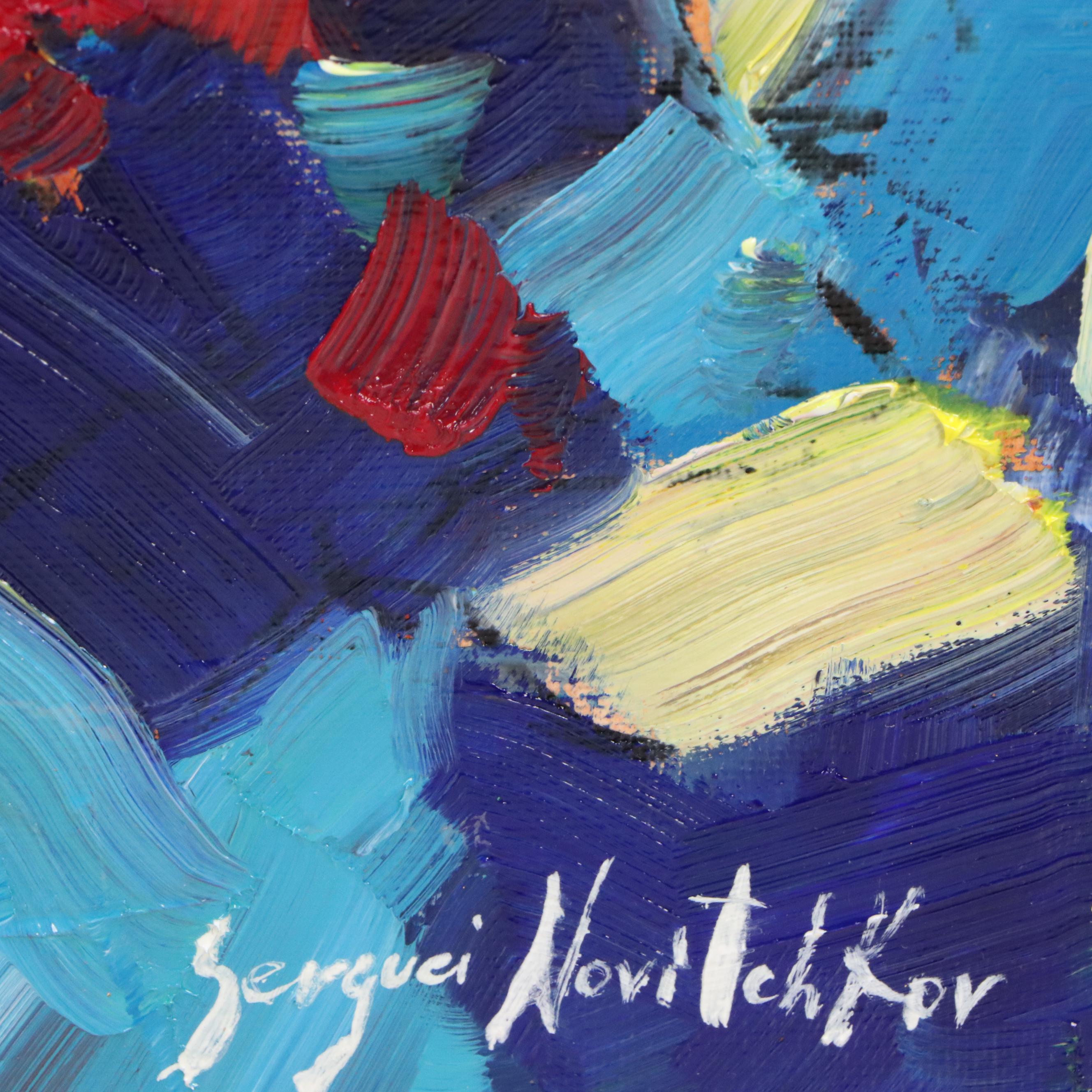 Serguei Novitchkov Oil Painting "Huntington Beach, California," 2025