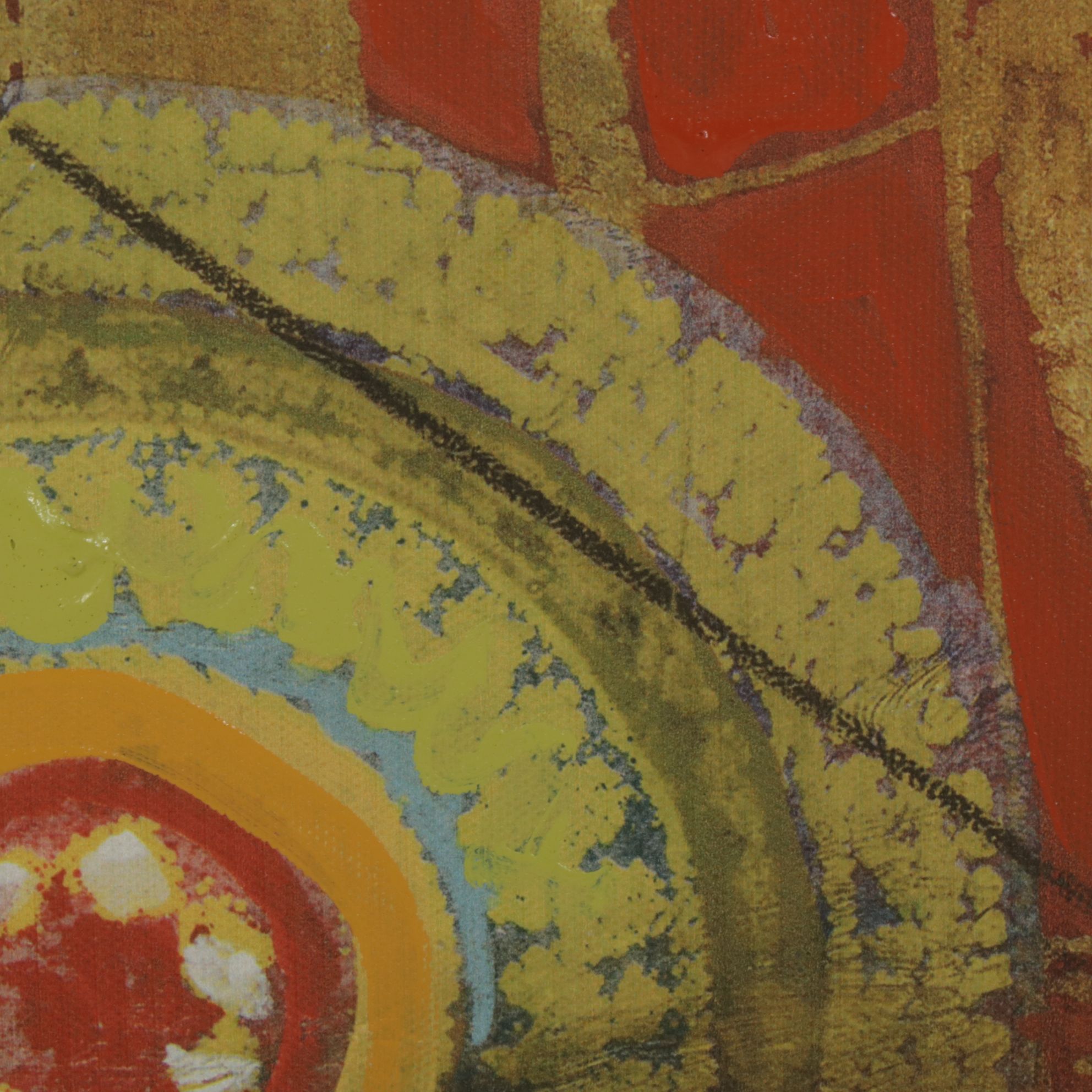 Leila Embellished Giclee on Canvas "Momentary", 2010