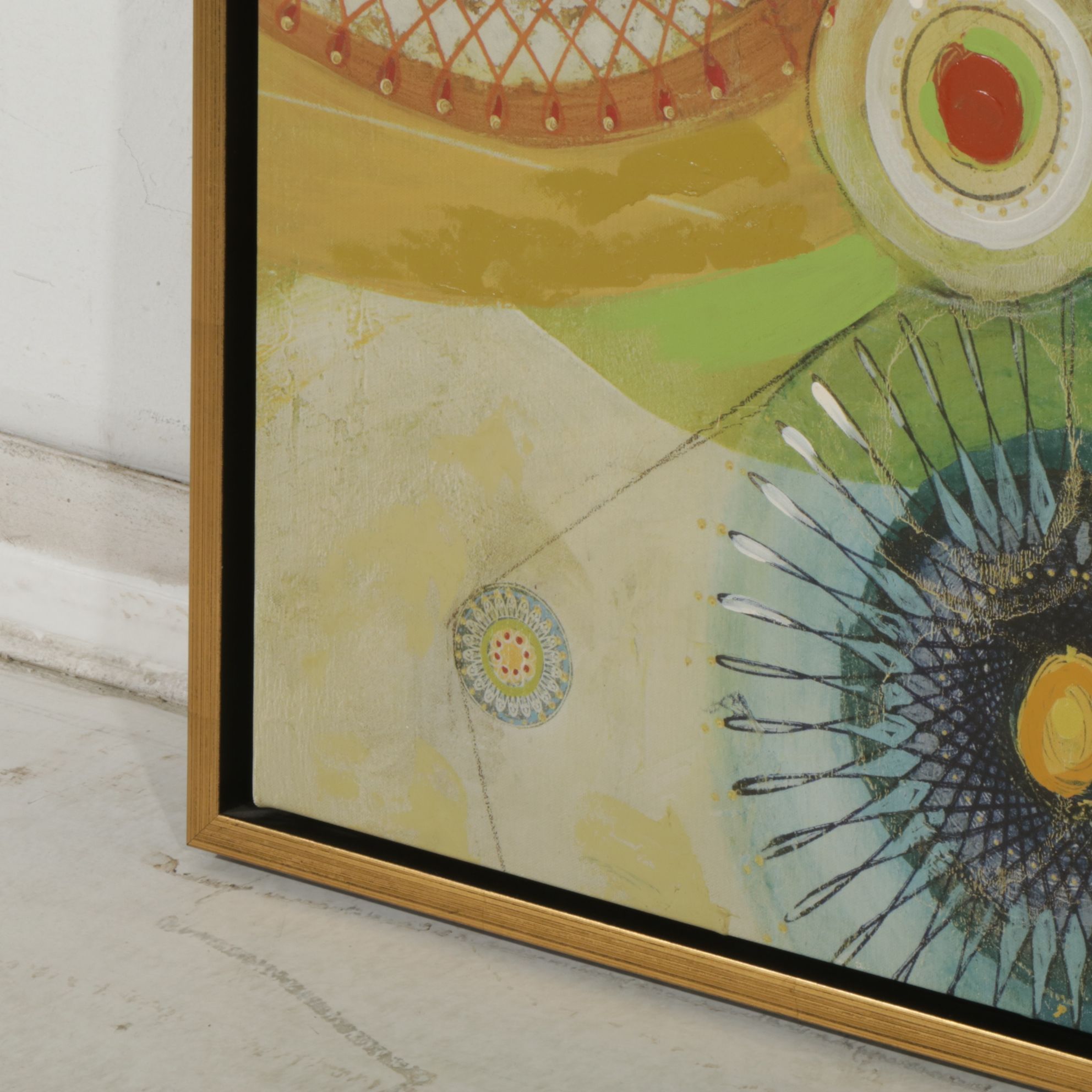 Leila Embellished Giclee on Canvas "Momentary", 2010