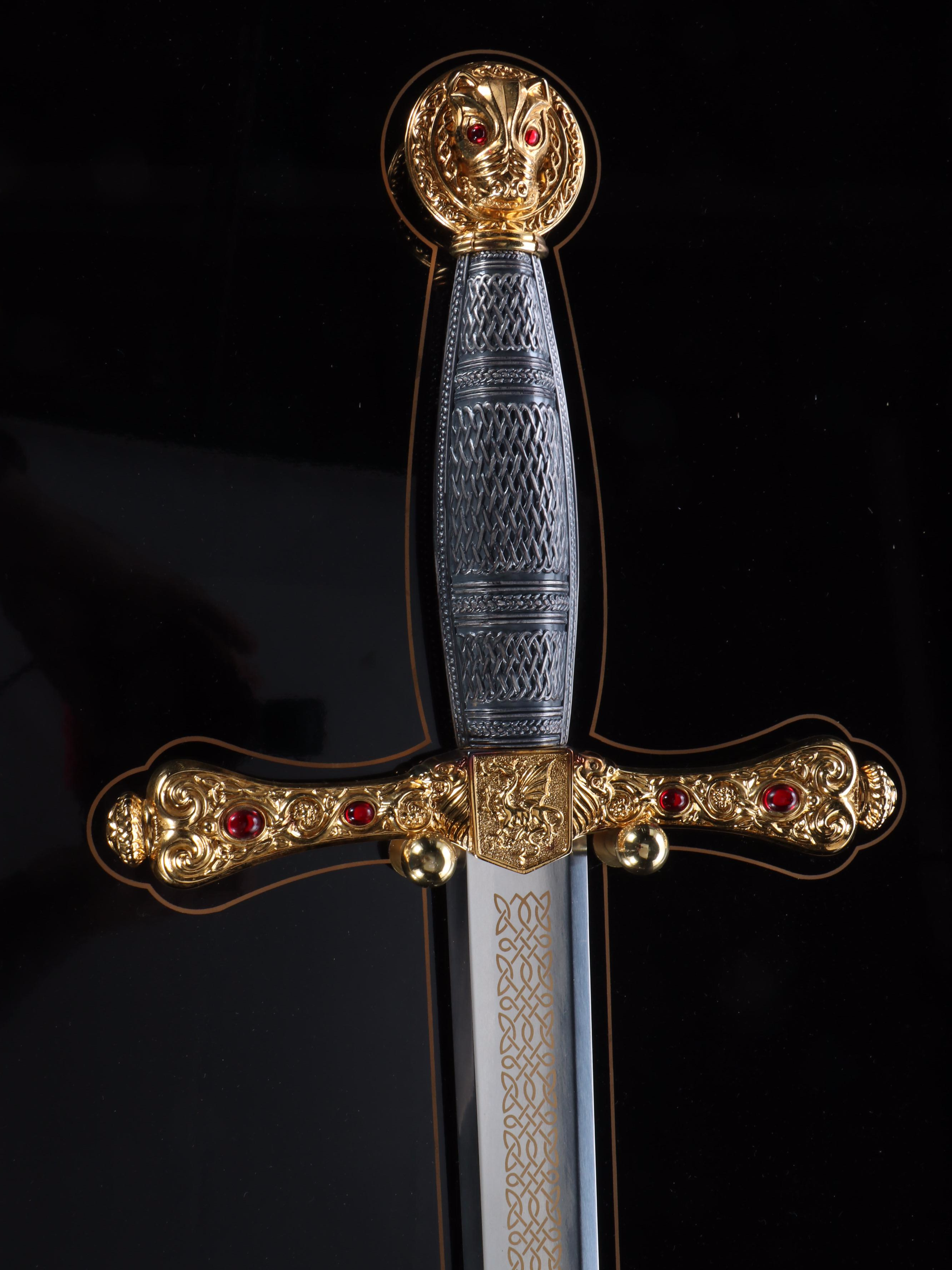 The Franklin Mint "Excalibur" Mounted Replica Sword