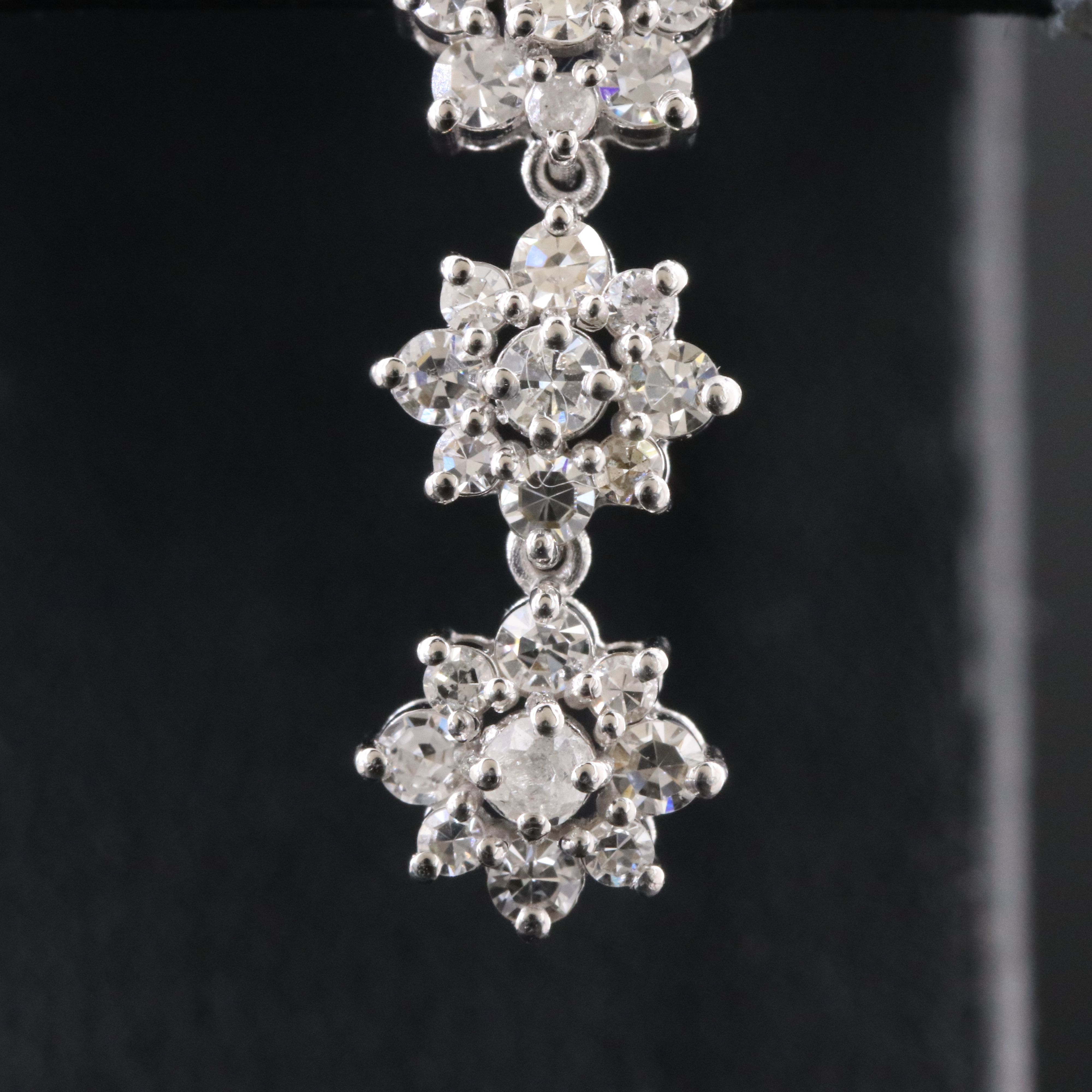 14K 1.66 CTW Diamond Drop Earrings